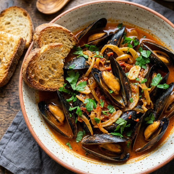 Spicy Mussels With 'Nduja Recipe