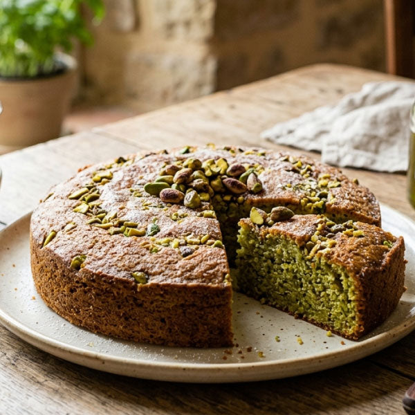 Pistachio And Olive Oil Cake
