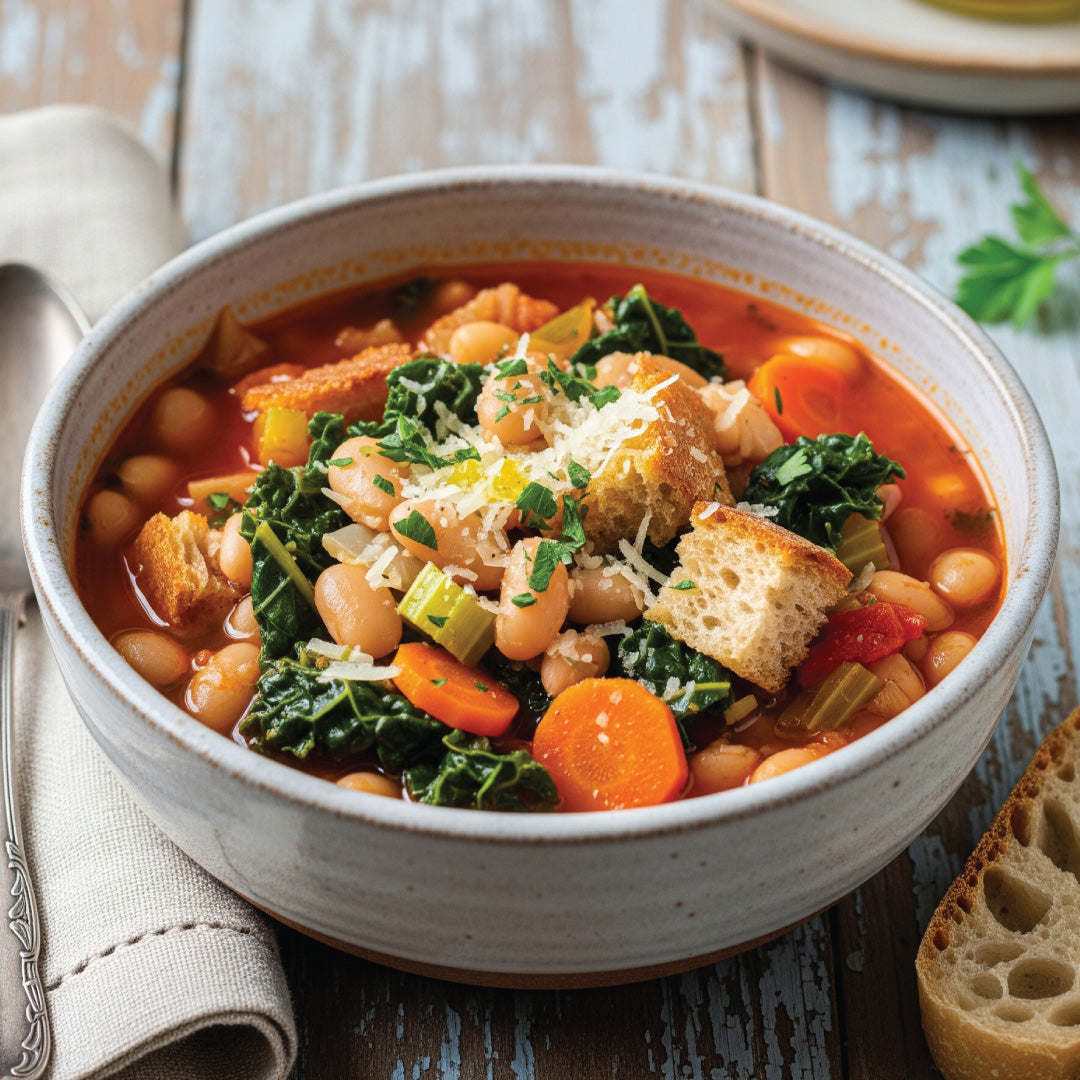 Ribollita Soup with Olive Oil