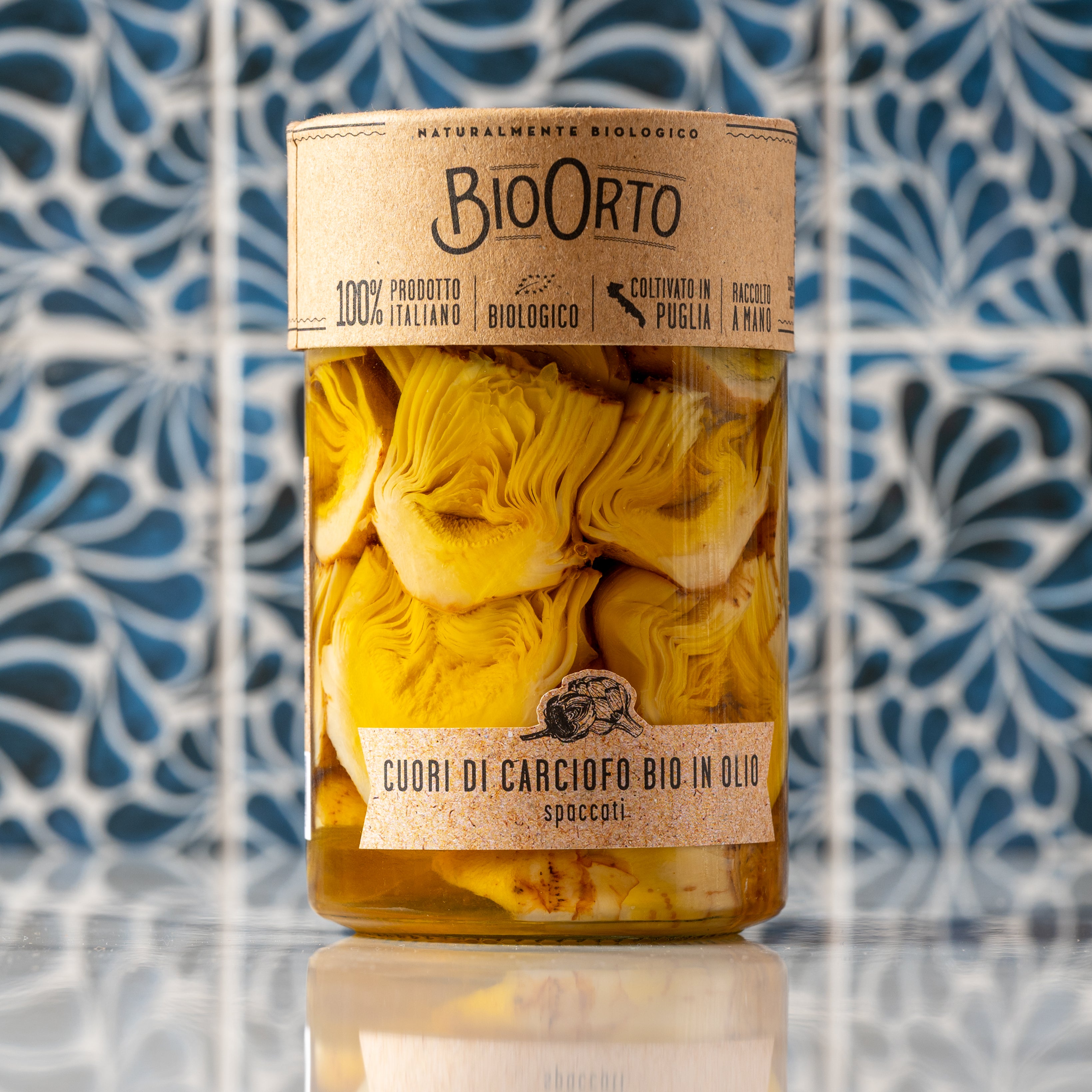 Bio Orto, Organic Artichoke Hearts in oil, 350g