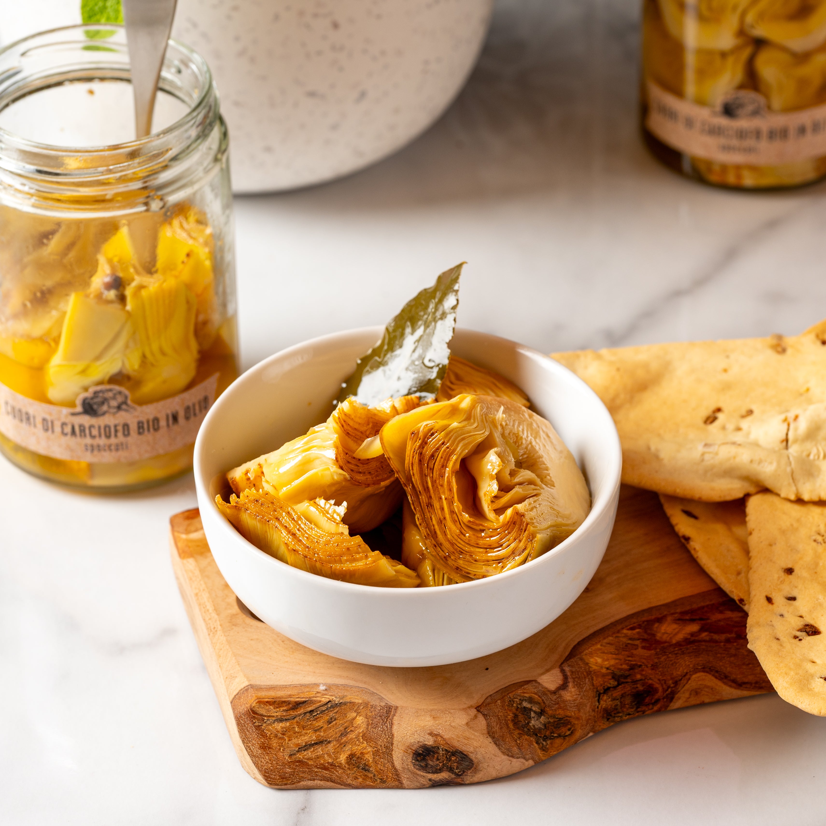Bio Orto, Organic Artichoke Hearts in oil, 350g
