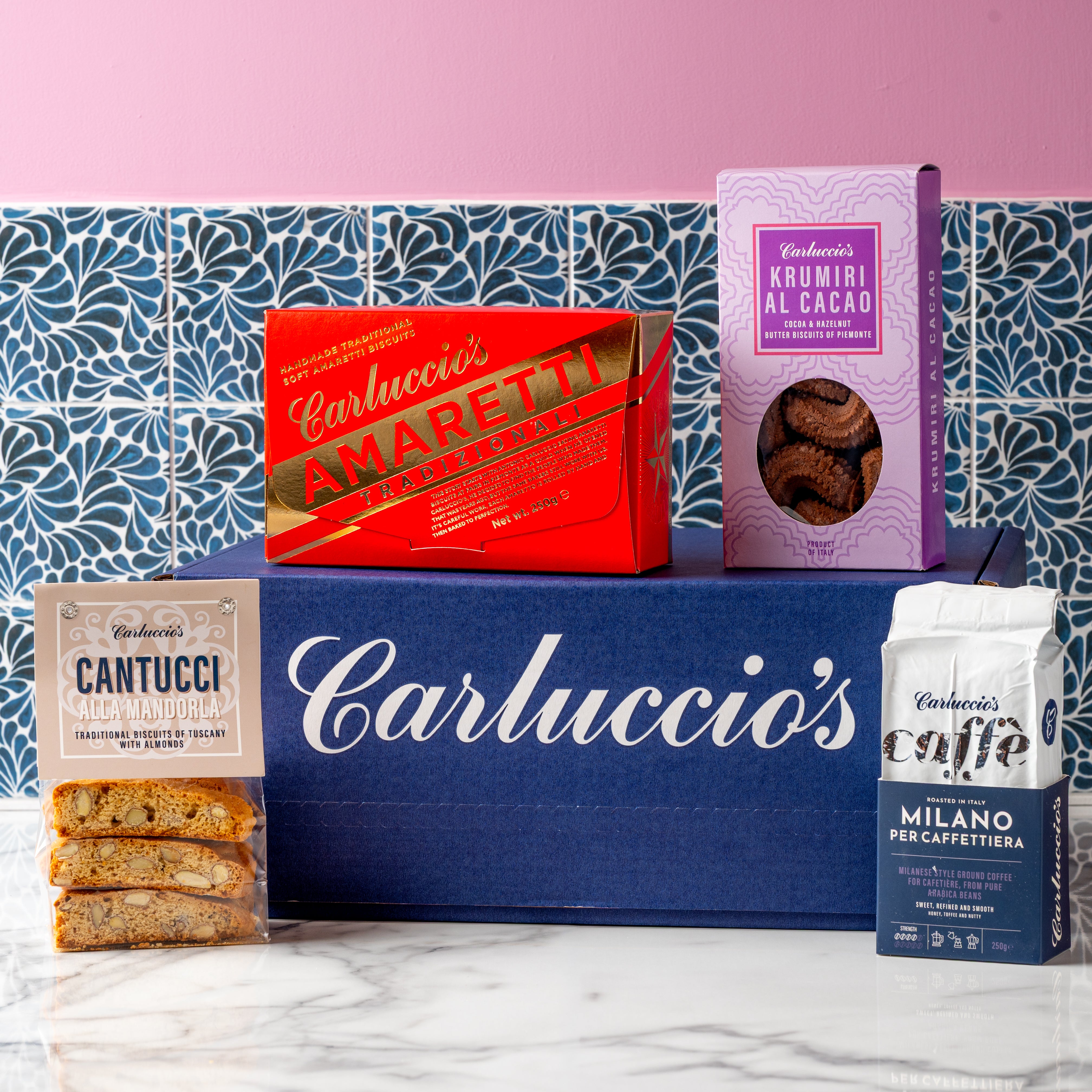Biscotti e Caffè per Cafetière - Biscuits and Cafetière Ground Coffee Bundle