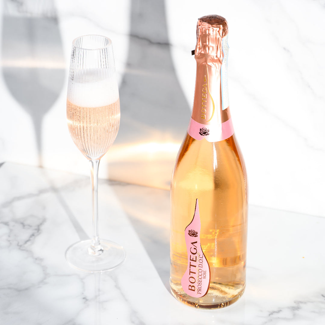 Bottega Prosecco DOC Rosé Brut – Italian Sparkling Rosé, 75cl