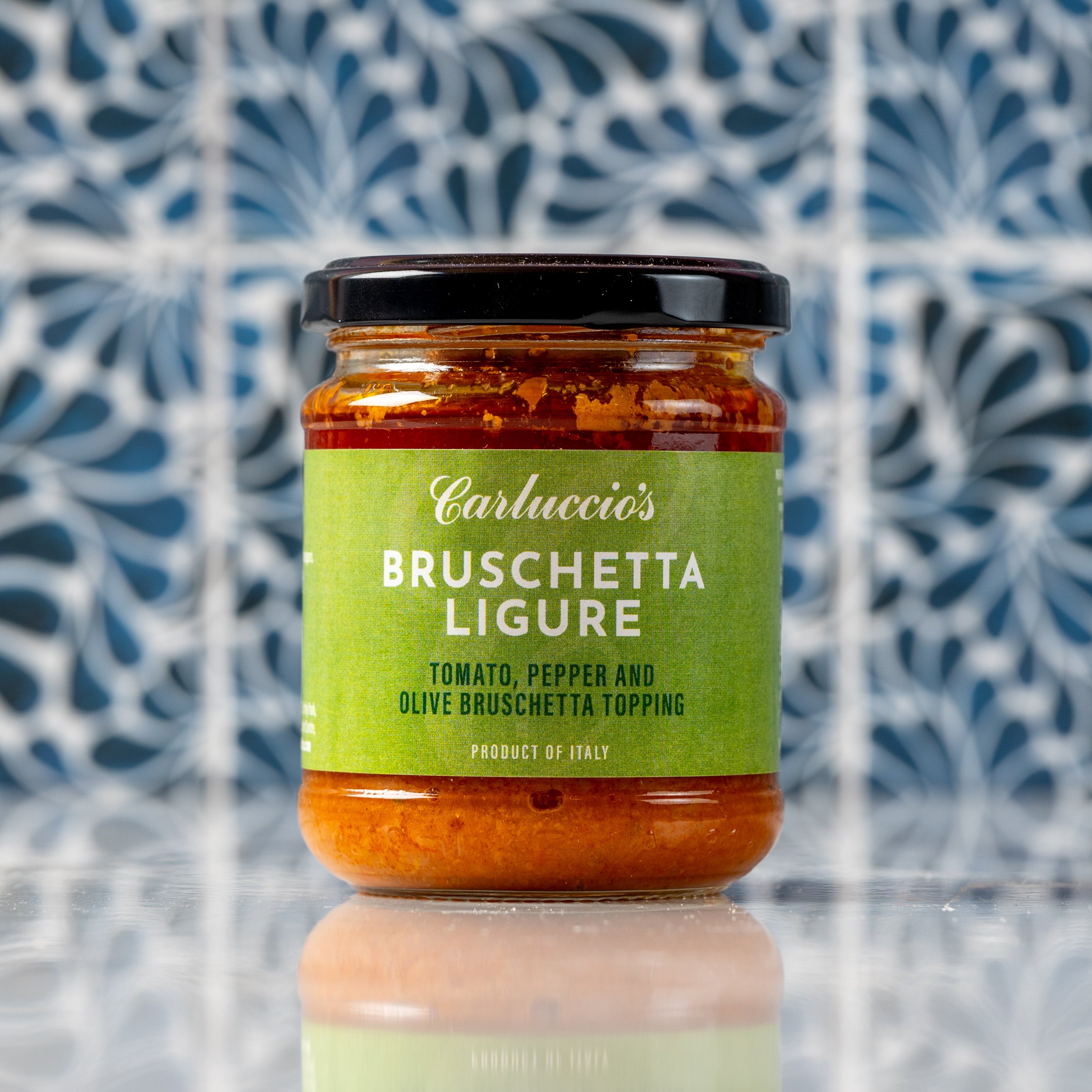 Bruschetta Ligure, Tomato, Pepper and Olive Bruschetta Topping, 180g