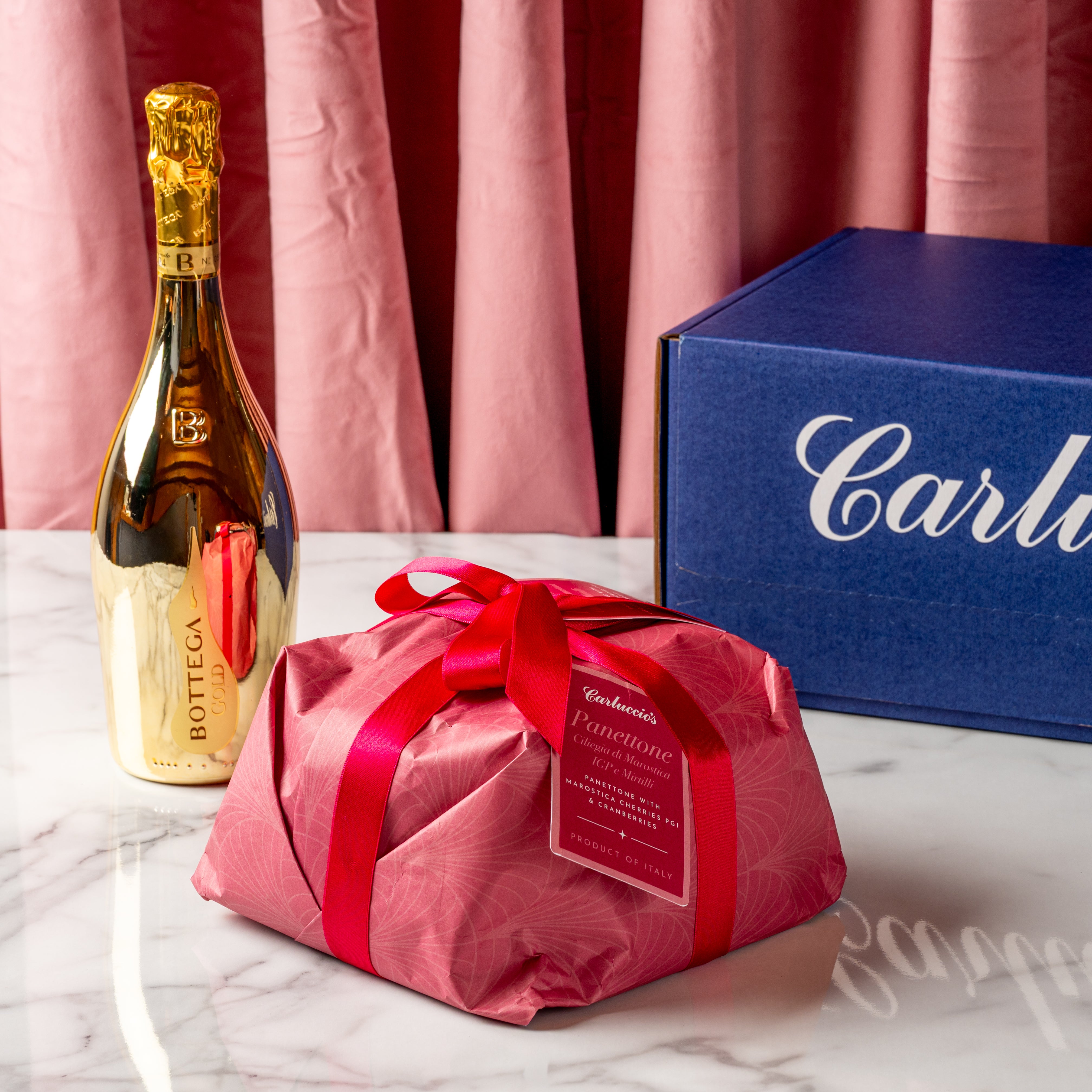 Ciliegia di Marostica IGP e Mirtilli d'Oro - Cherry & Cranberry & Gold Prosecco Gift Set