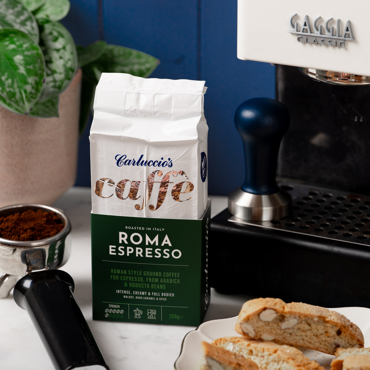 Roma Caffettiera Ground Coffee 250g | Carluccio's