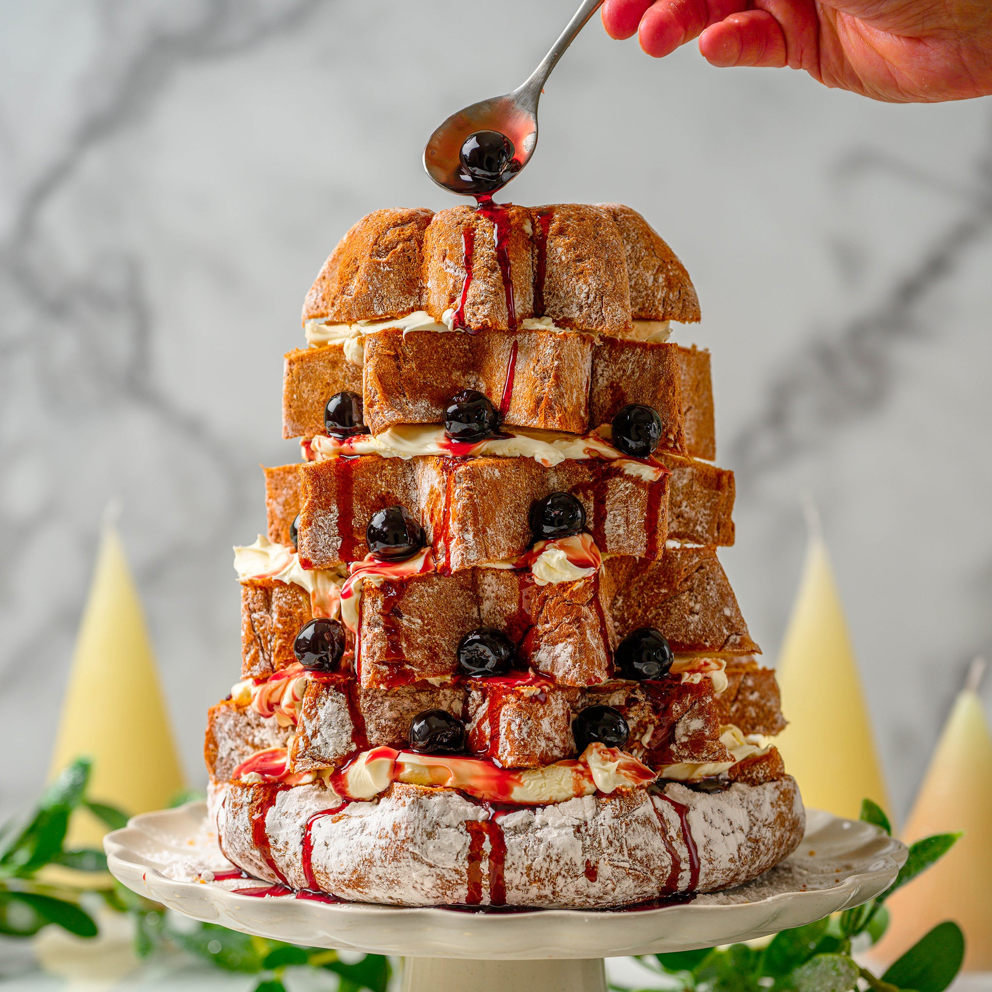 Pandoro Classico - Traditional Star Shaped Sponge Cake from Veneto, 750g