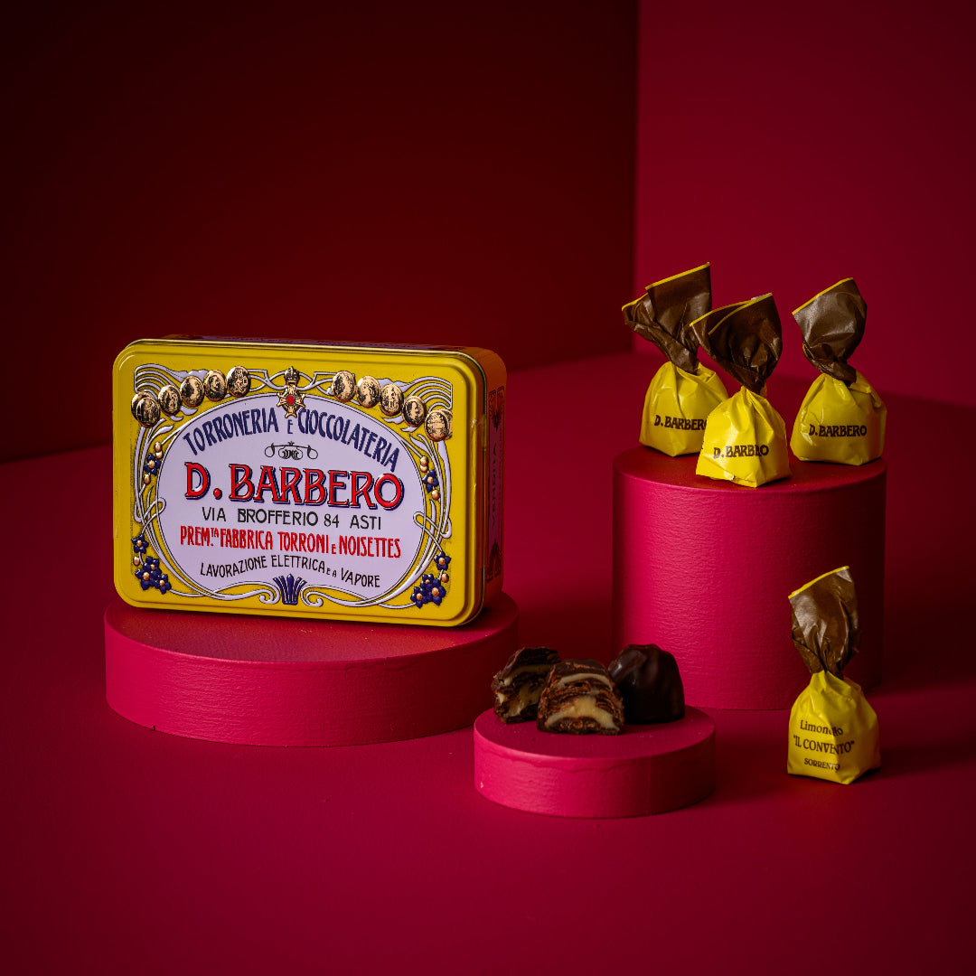 Cioccolatini Limoncelli - Dark Chocolate Pralines with Limoncello Cream, 150g