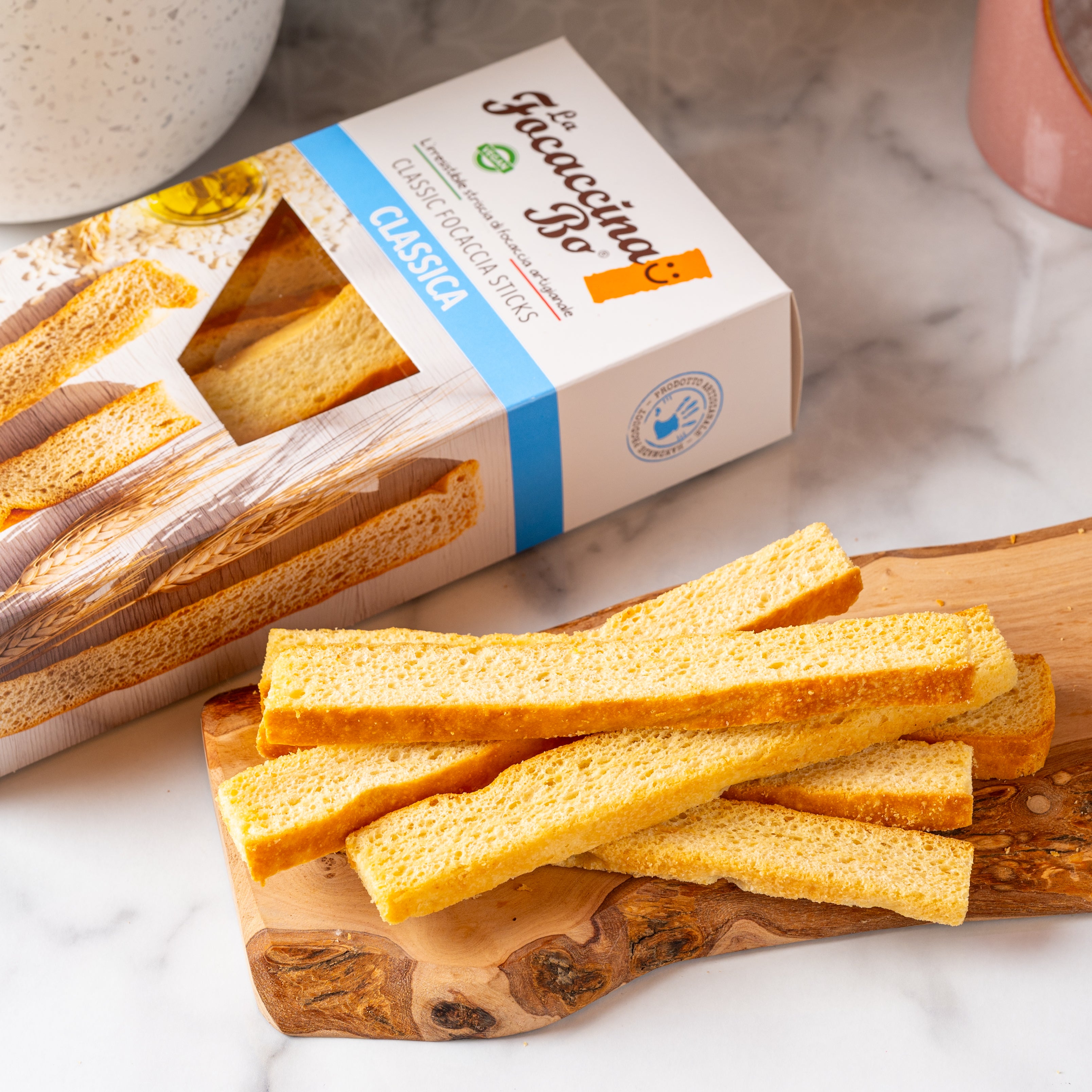 Focaccina Classica - Handmade Focaccia Breadsticks, 100g