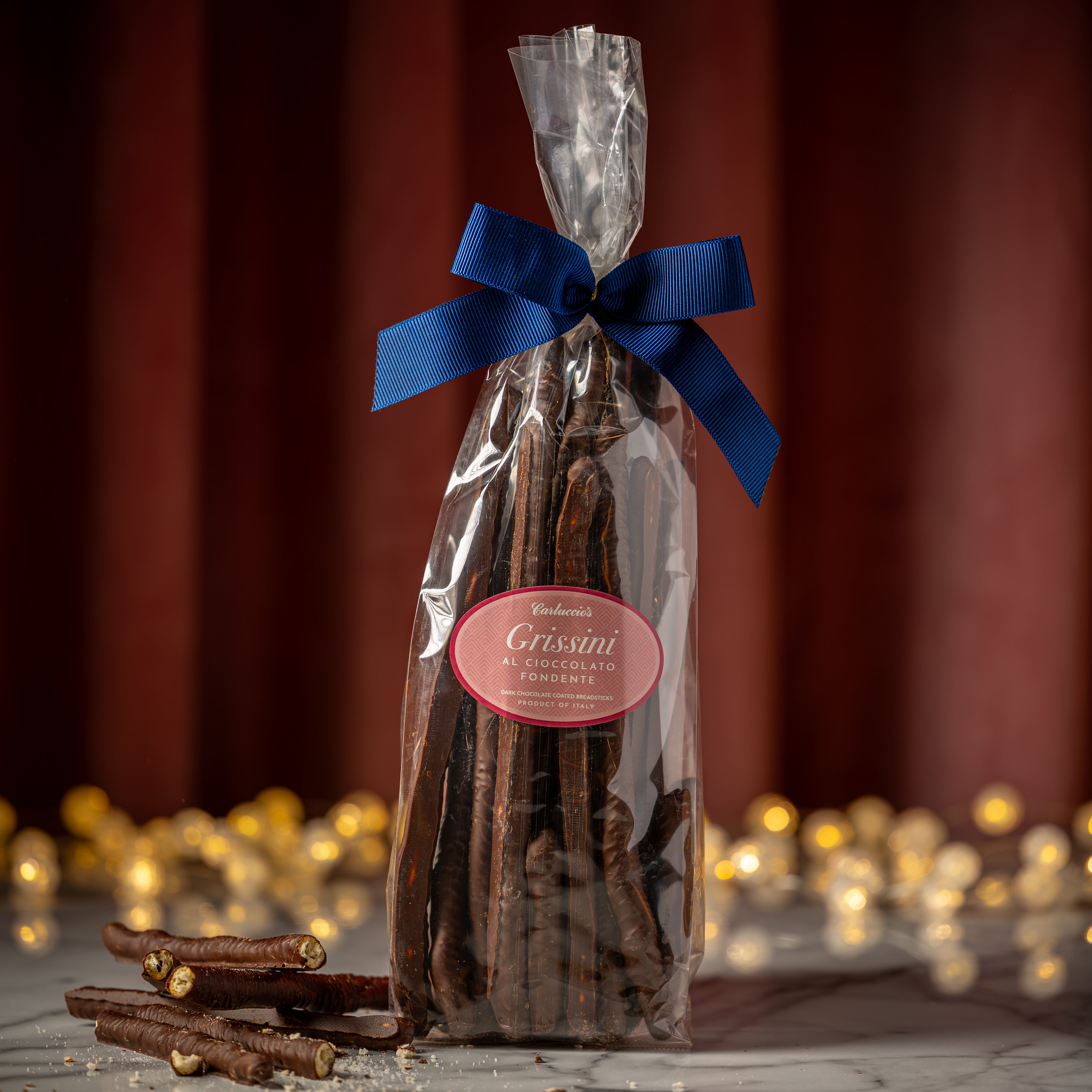 Grissini al Ciocolato Fondente - Breadsticks Coated in Dark Chocolate, 300g