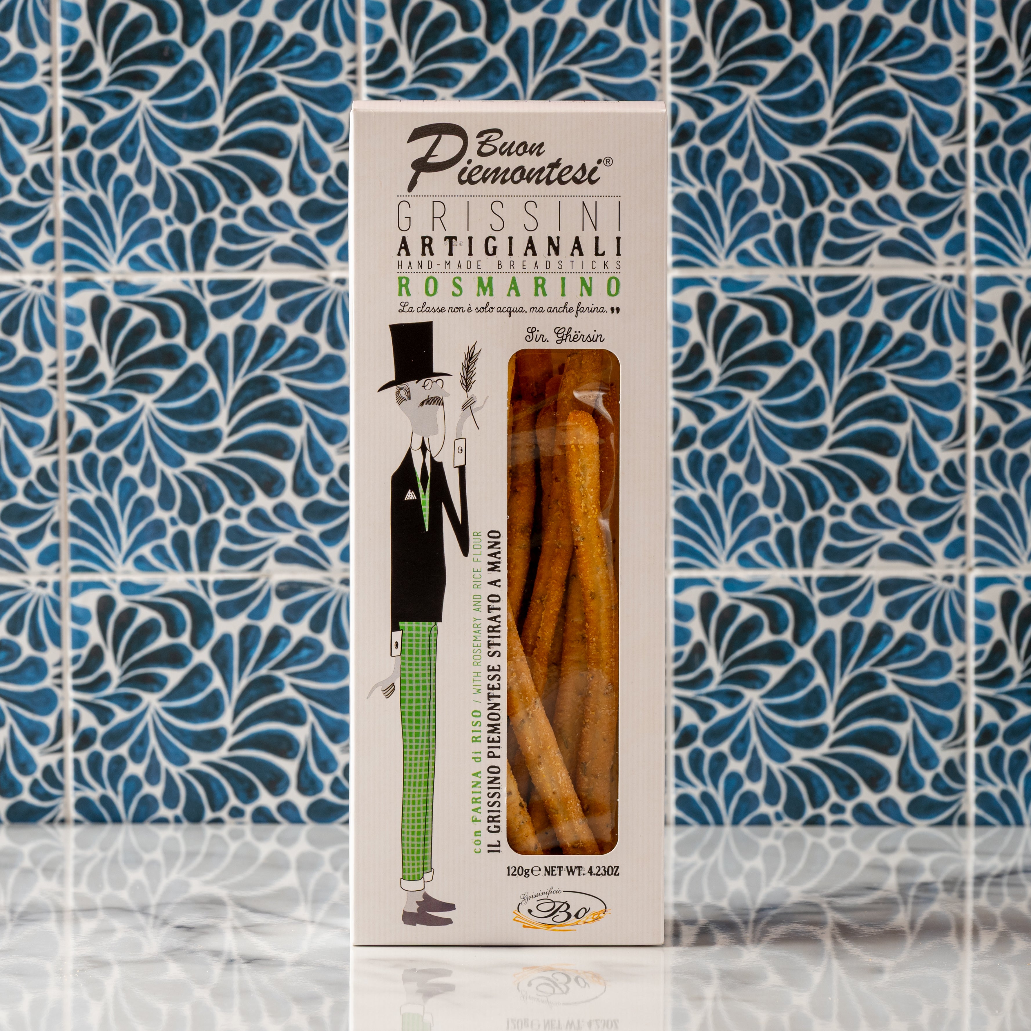 Grissini Rosmarino - Handmade Breadsticks with Rosemary, 120g