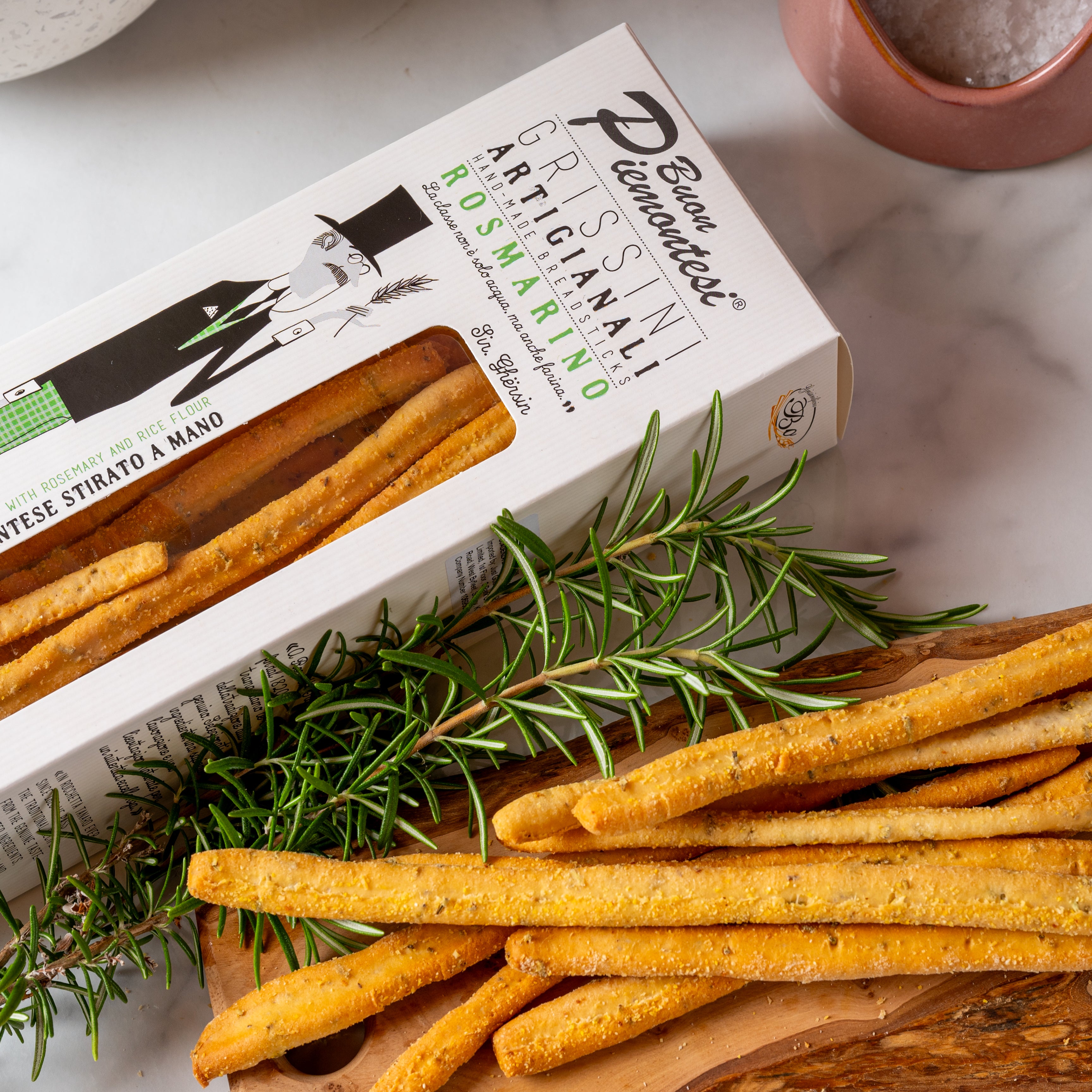 Grissini Rosmarino - Handmade Breadsticks with Rosemary, 120g