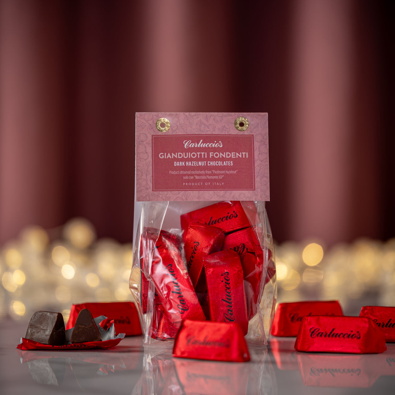 Gianduiotti Fondenti Dark Hazelnut Chocolates 150g Carluccio's