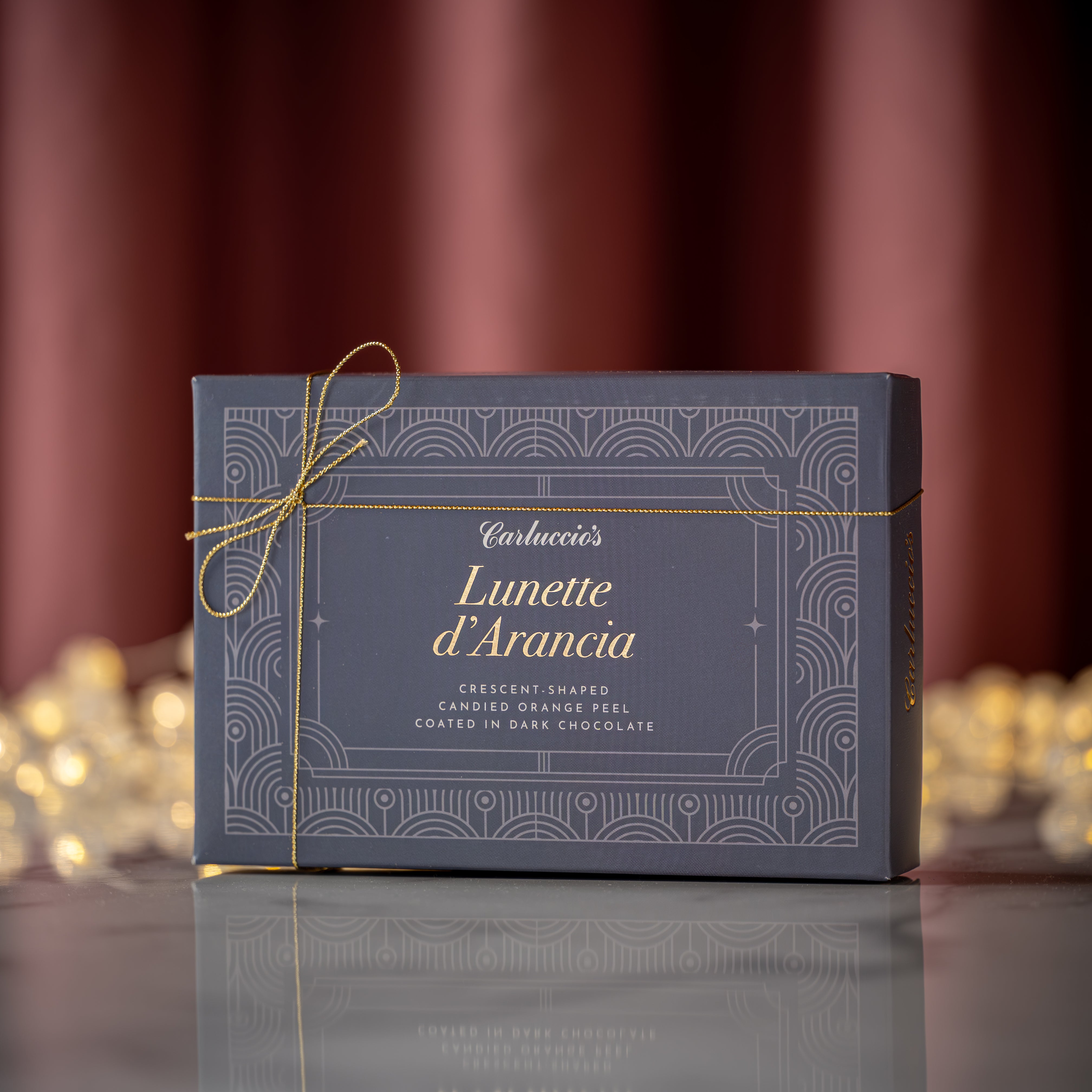 Lunette D'Arancia - Candied and Glazed Orange Peel Coated in Dark Chocolate , 150g