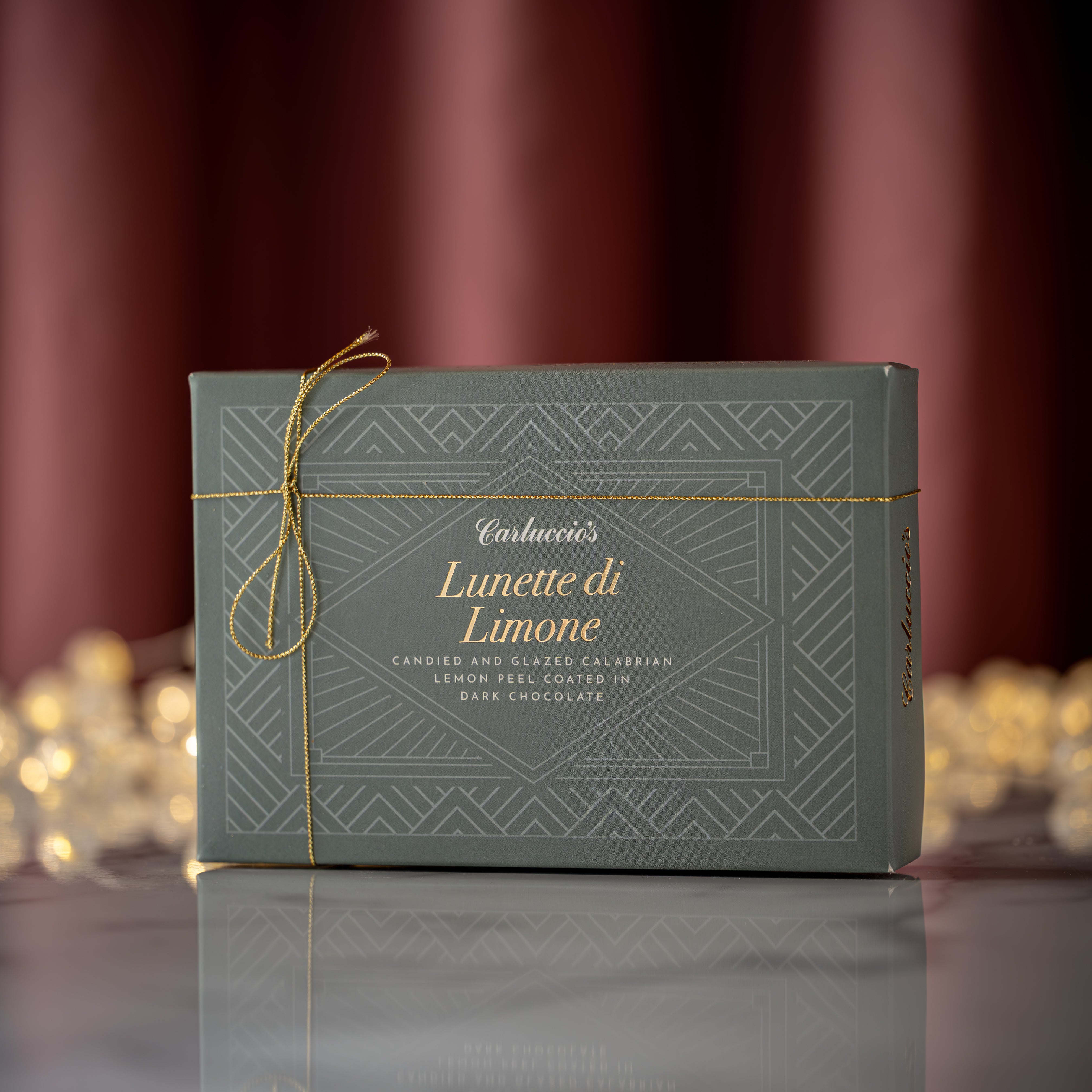 Lunette al Limone - Candied and glazed lemon peel coated in dark chocolate, 150g