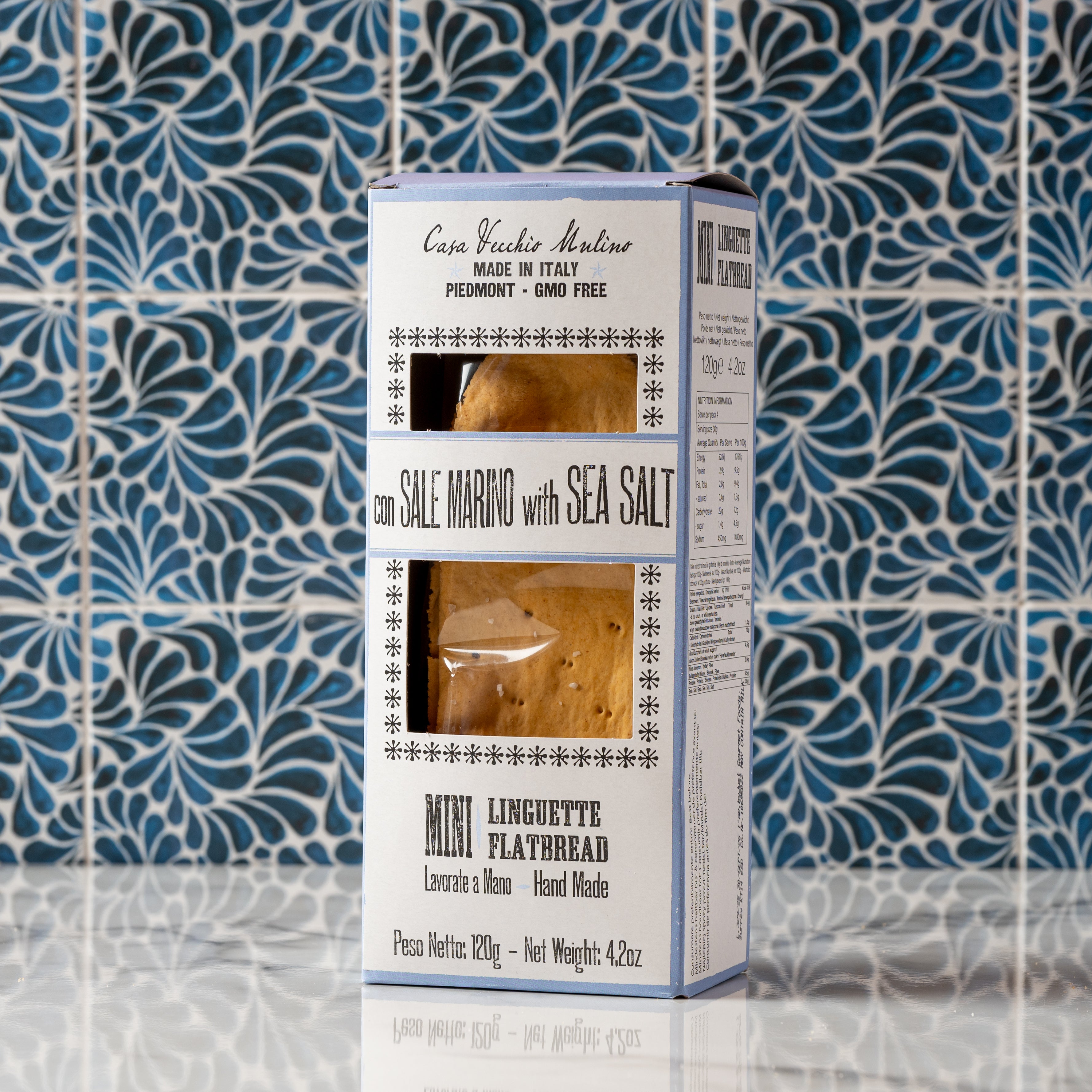 Linguette Con Sale Marino - Mini Flatbreads with Sea Salt, 120g