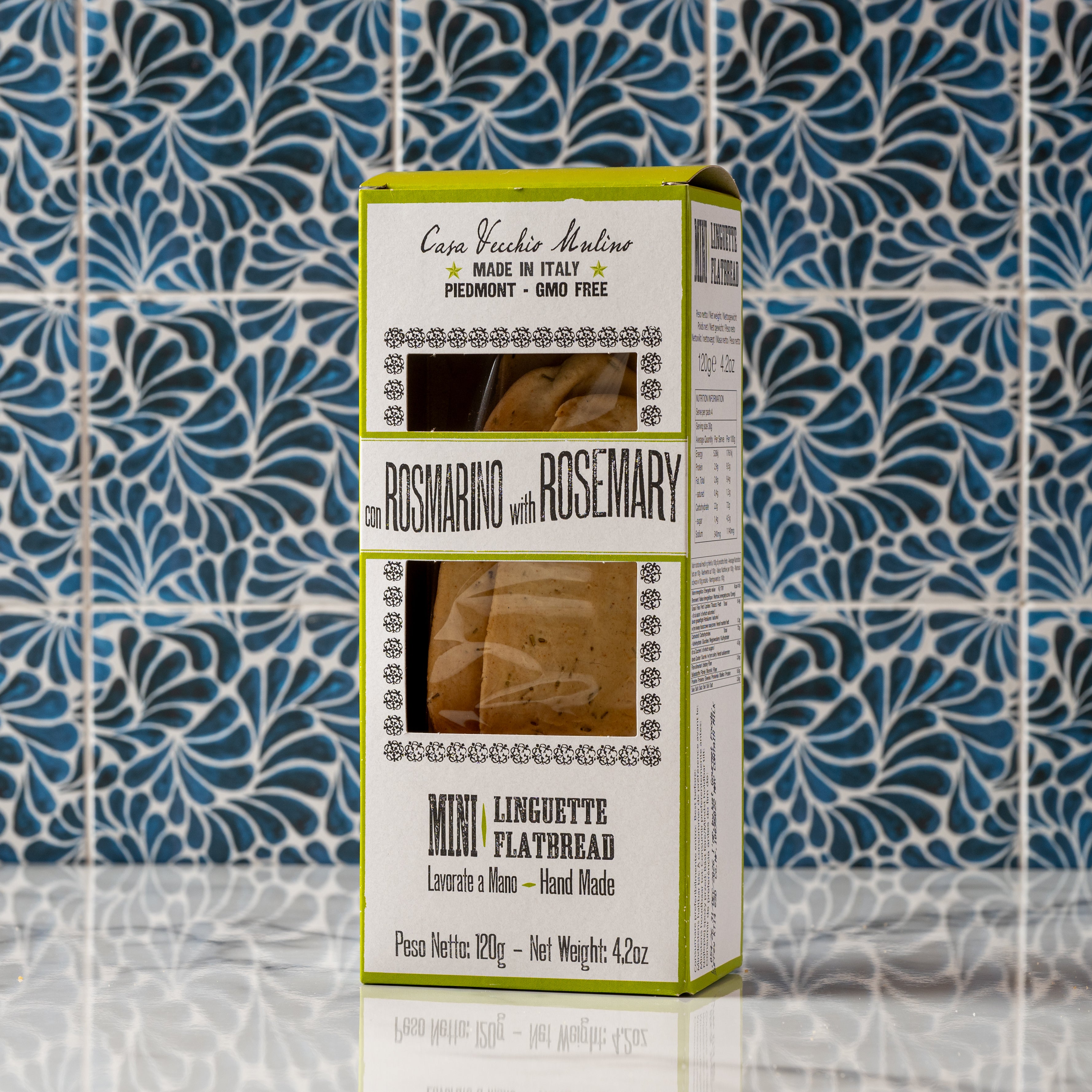 Linguette Con Rosmarino - Mini Flatbreads with Rosemary, 120g