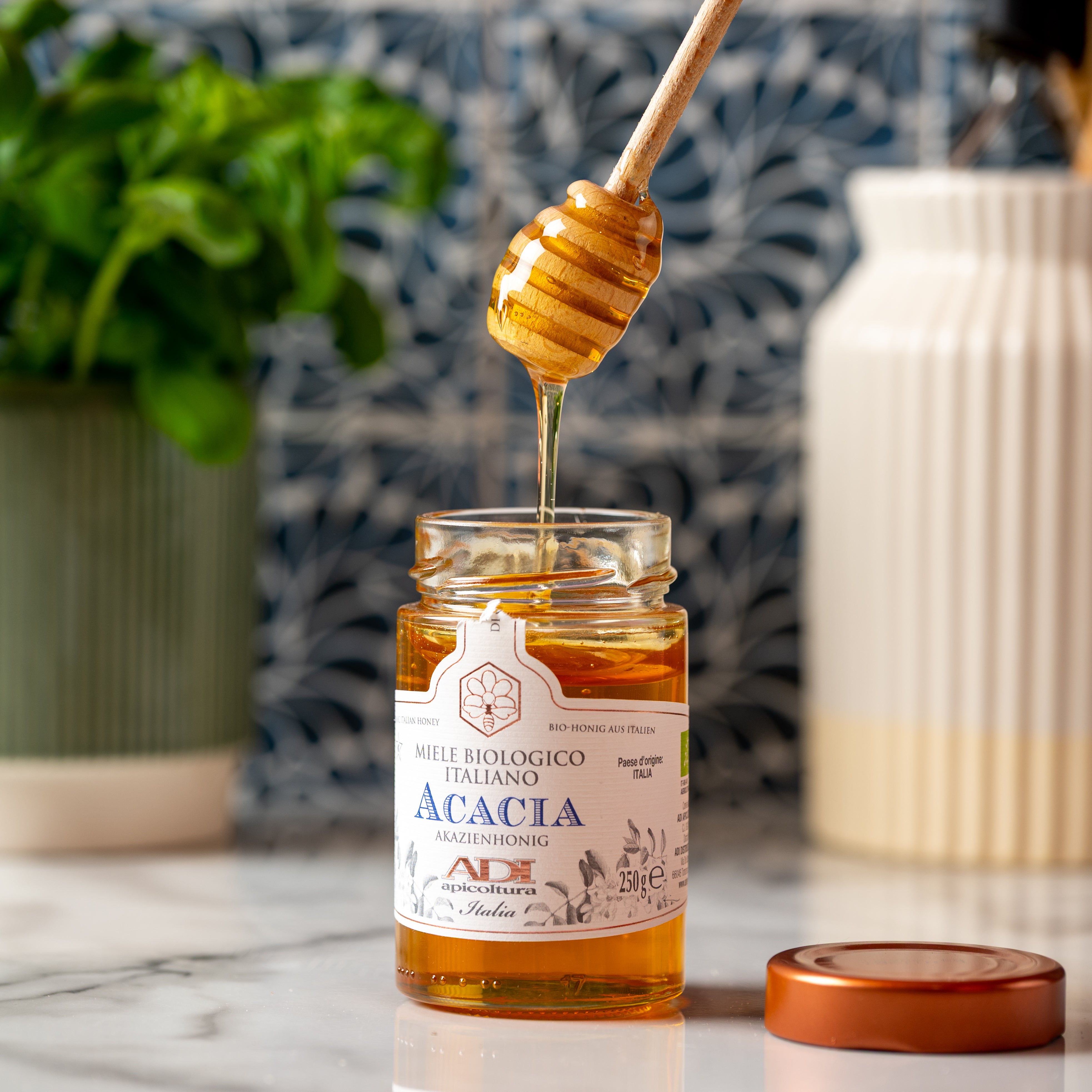 Organic Italian Acacia Honey, 250g