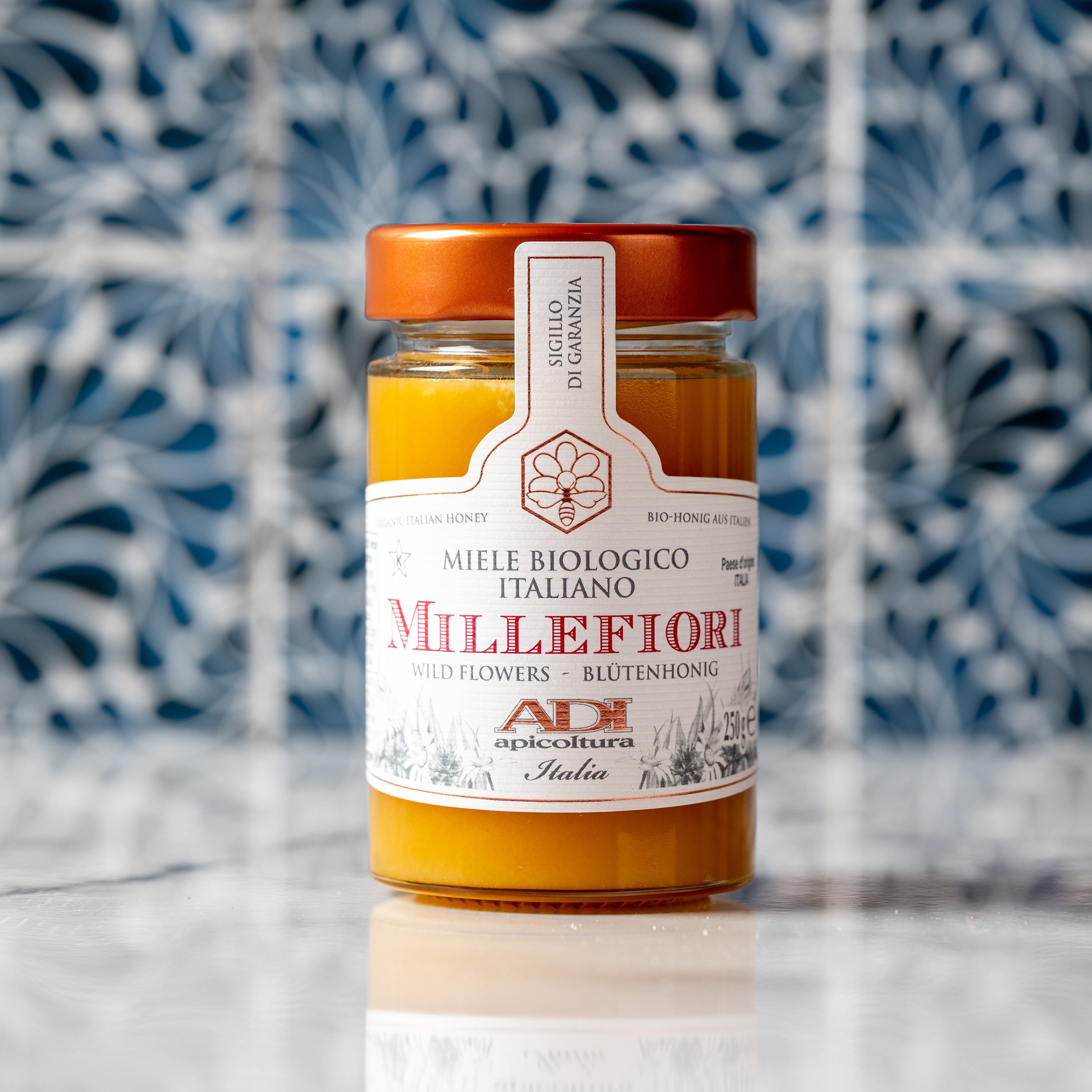 Organic Italian Wildflower Honey,  250g