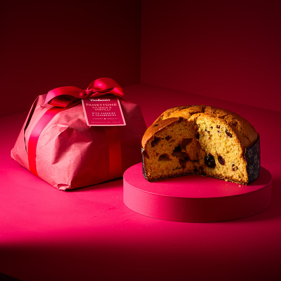 Panettone With Cherries and Cranberries