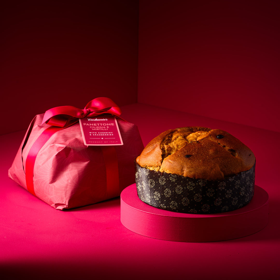 Panettone With Cherries and Cranberries