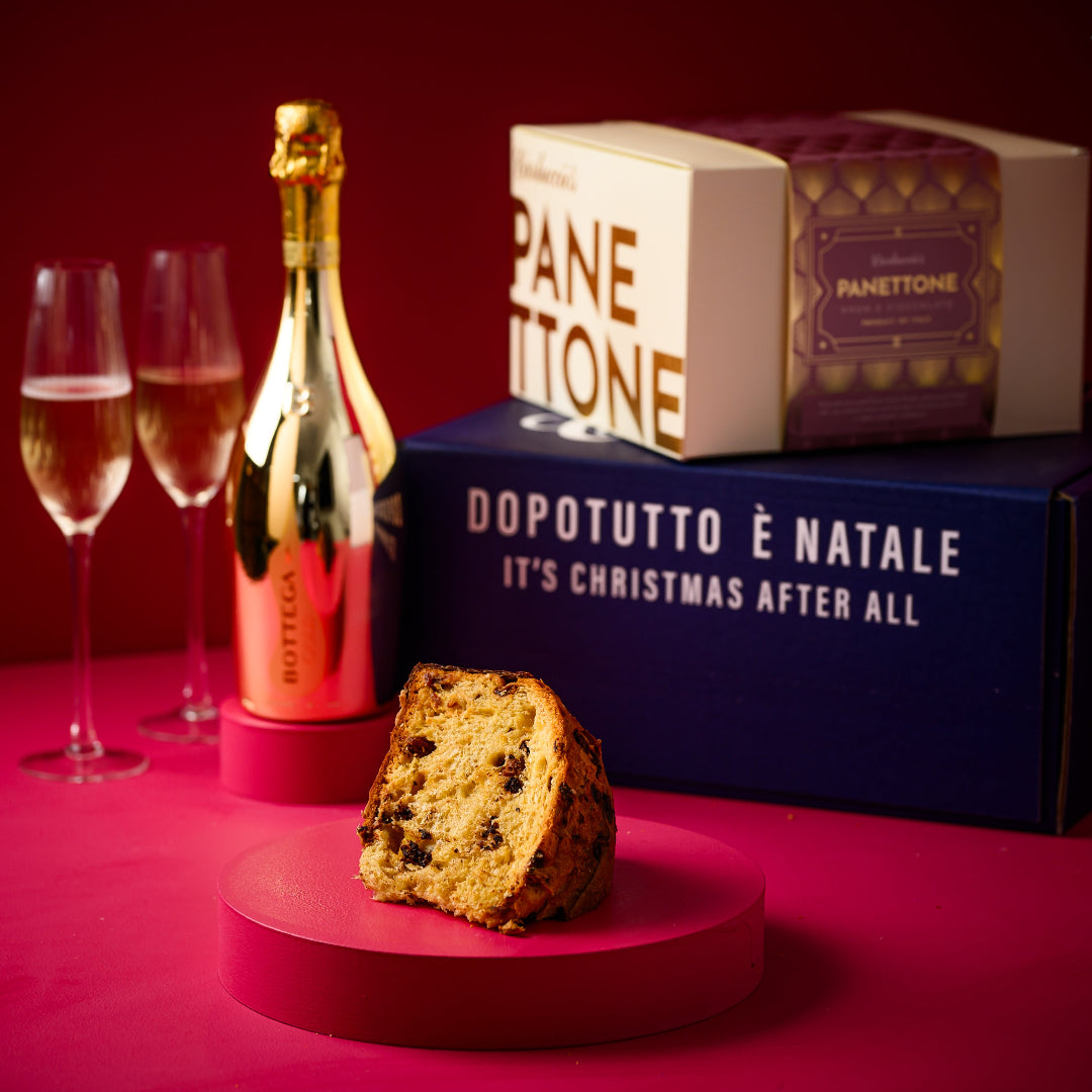 Panettone & Gold Prosecco Gift Set - Rhum e Cioccolato d'oro