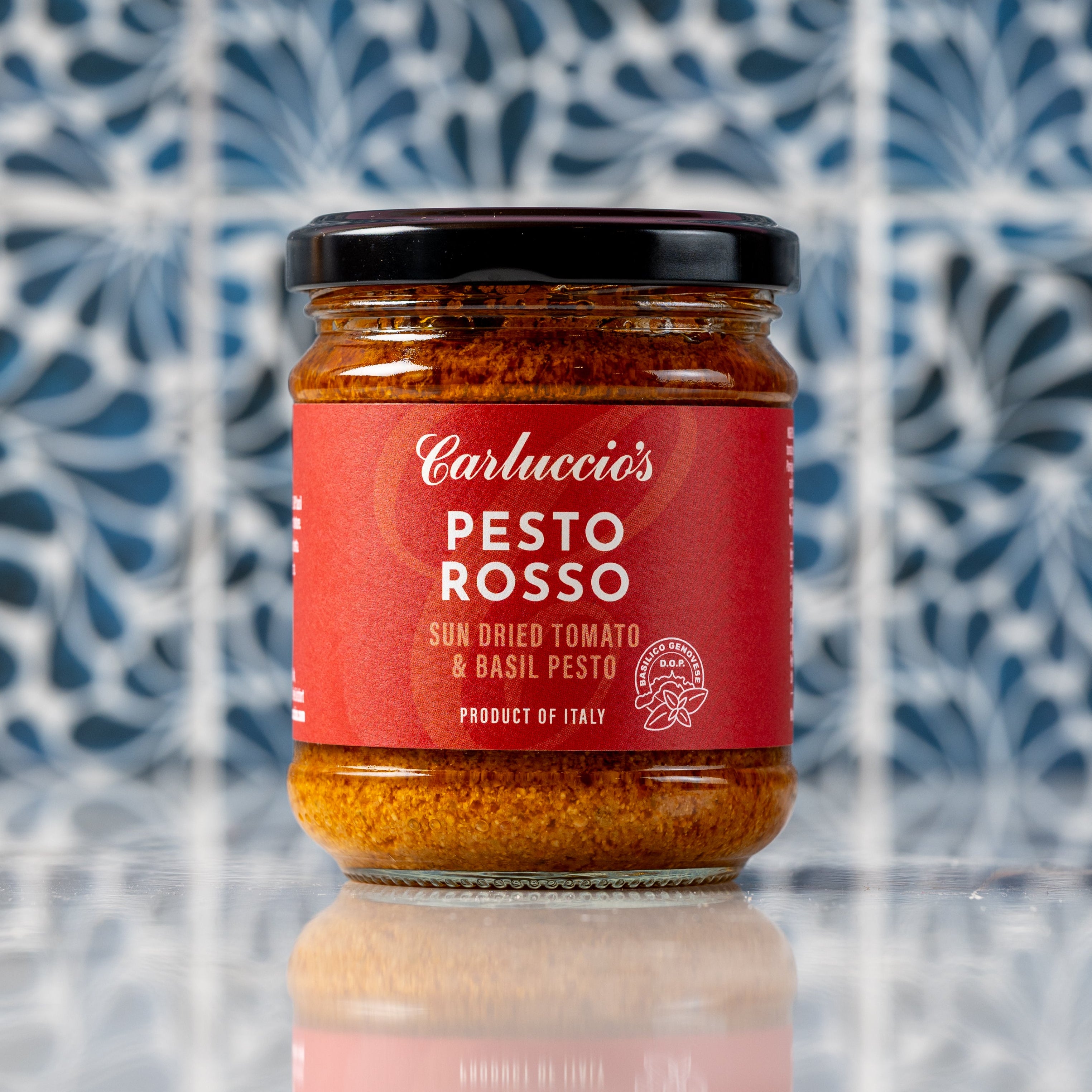 Pesto Rosso - Sundried Tomato and DOP Basil Pesto, 180g