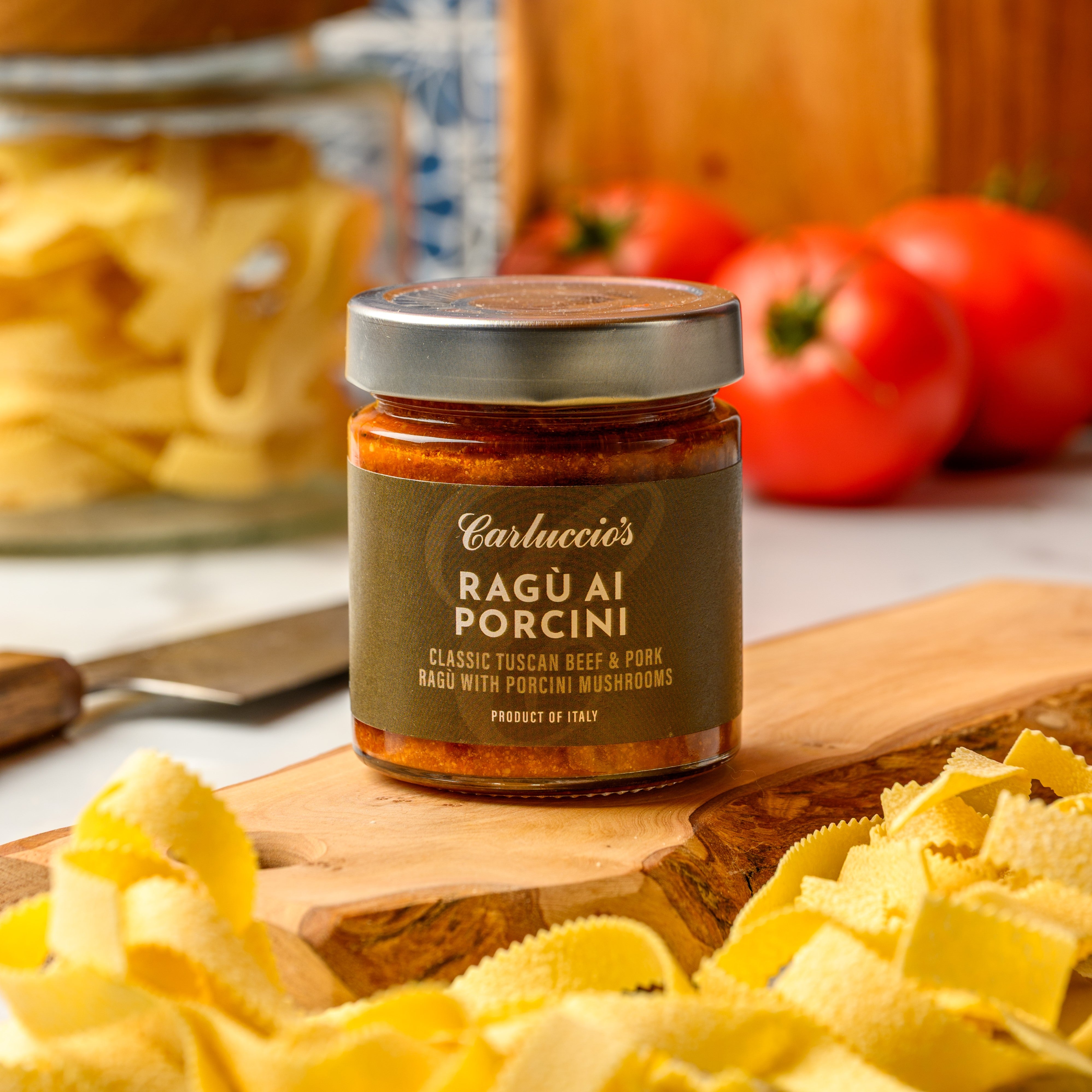 Ragù ai Porcini - Classic Tuscan Beef & Pork Ragù with Porcini Mushrooms, 210g