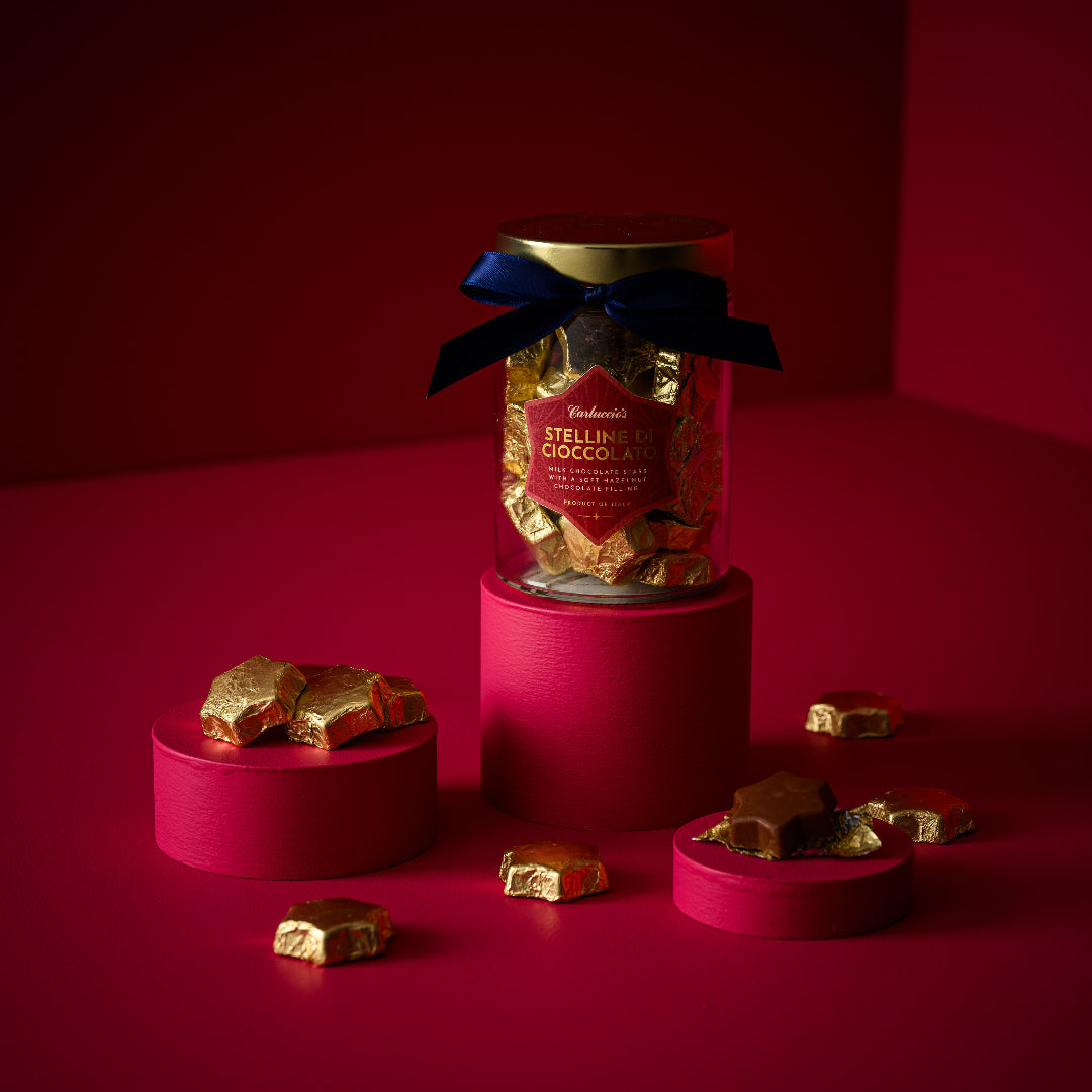 Stelline di Cioccolato - Milk Chocolate Stars with a Soft Hazelnut Filling , 300g