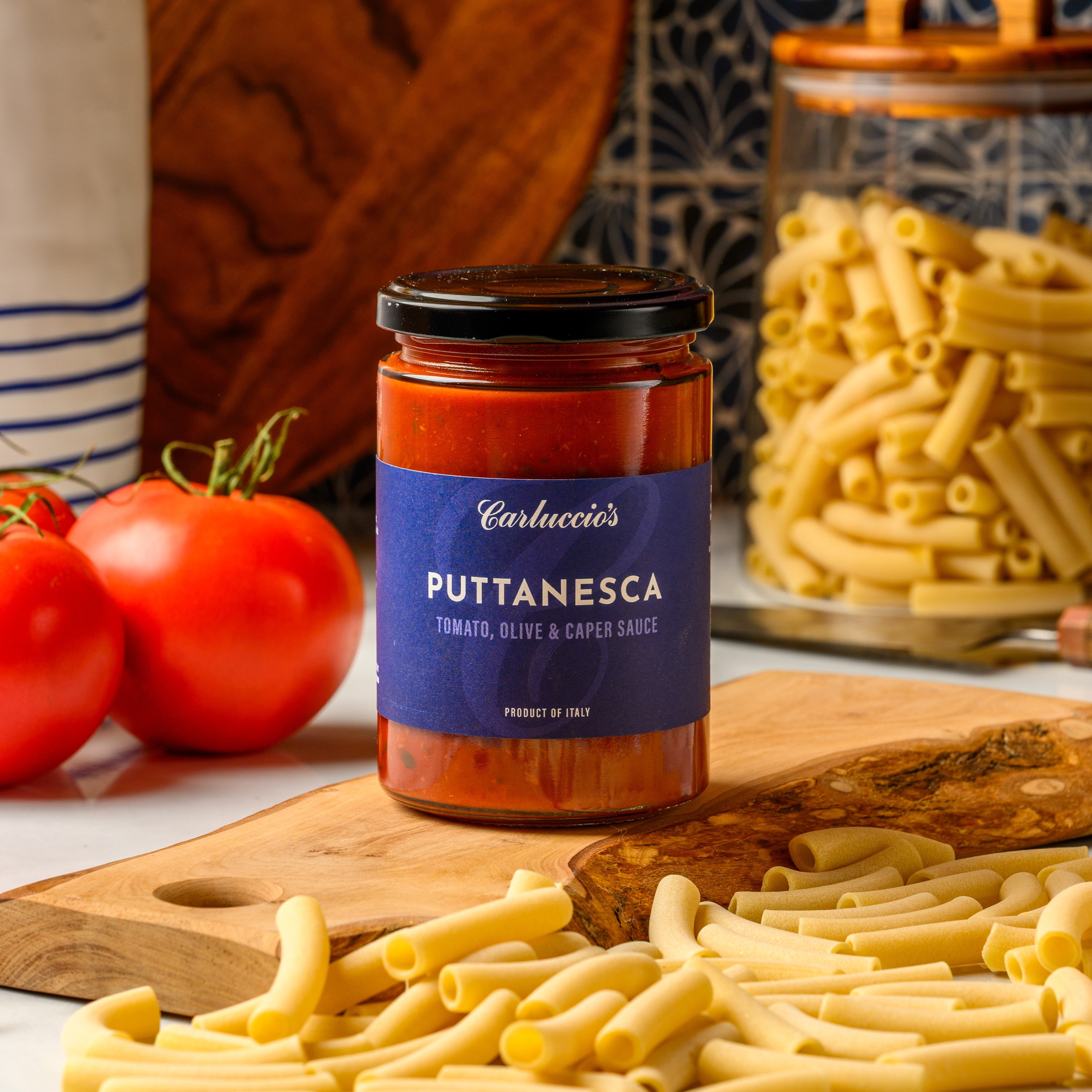 Sugo alla Puttanesca - Tomato, Olive & Caper Pasta Sauce, 350g