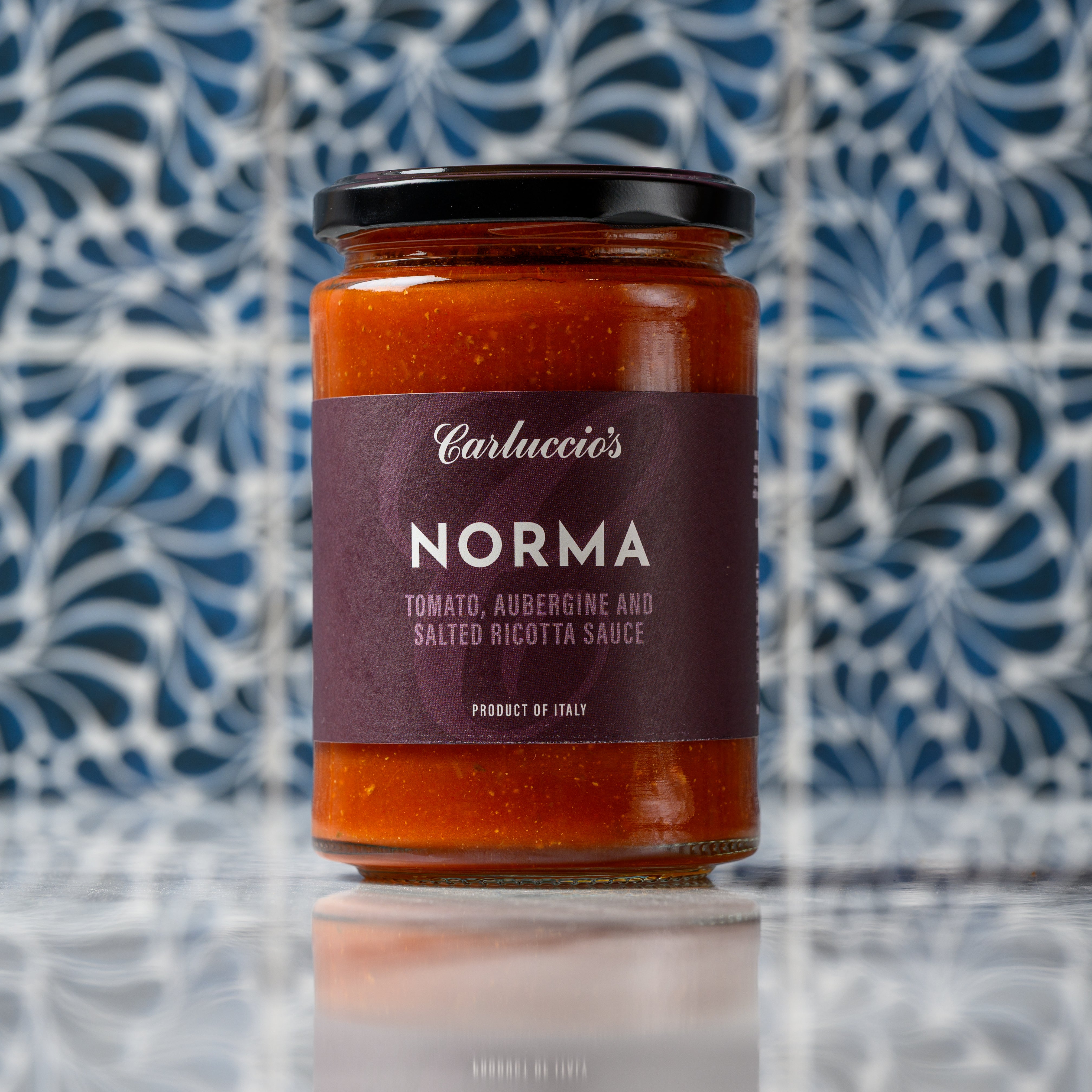 Sugo alla Norma – Sicilian Tomato, Aubergine & Salted Ricotta Pasta Sauce, 350g