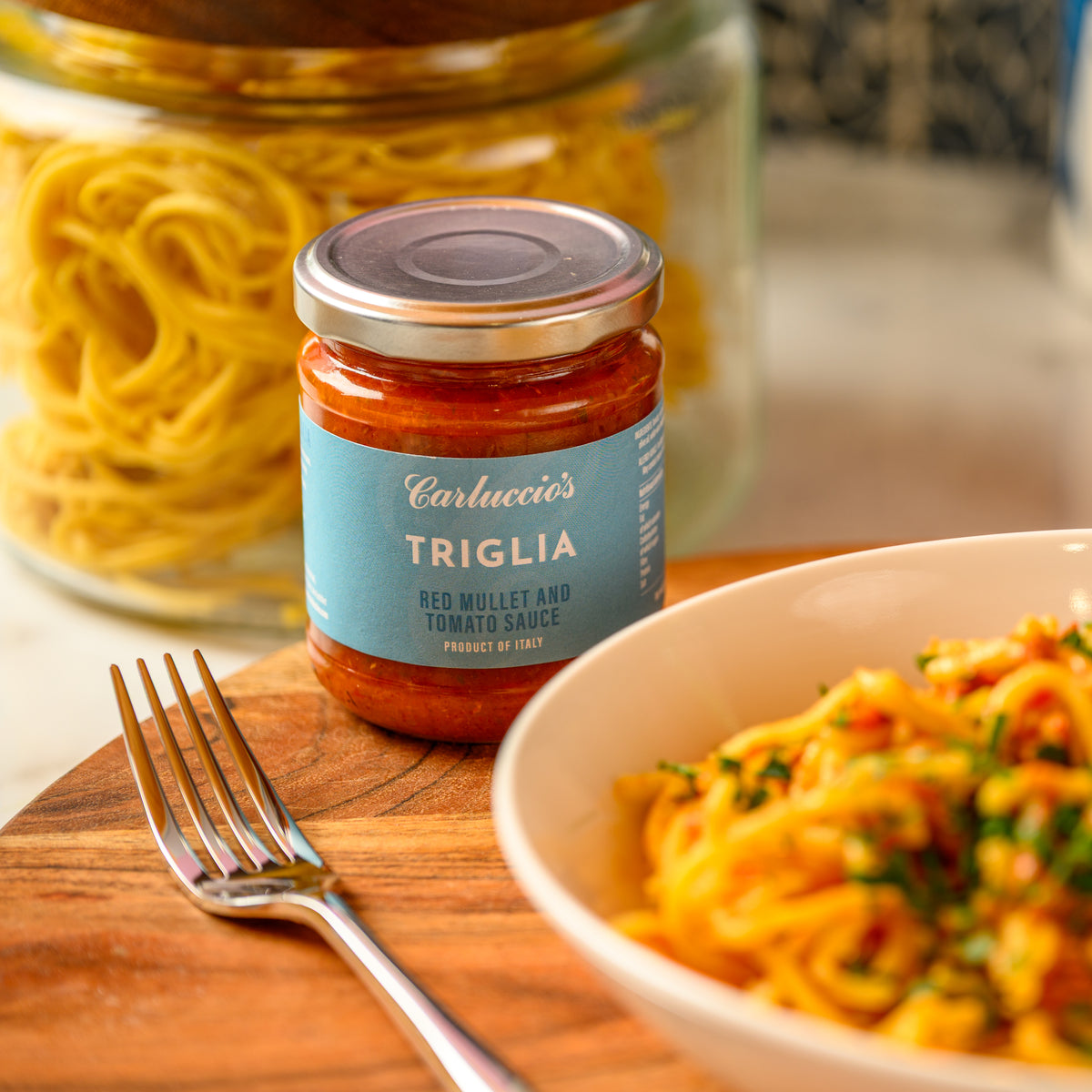 Sugo alla Triglia – Tuscan Red Mullet & Tomato Pasta Sauce, 180g