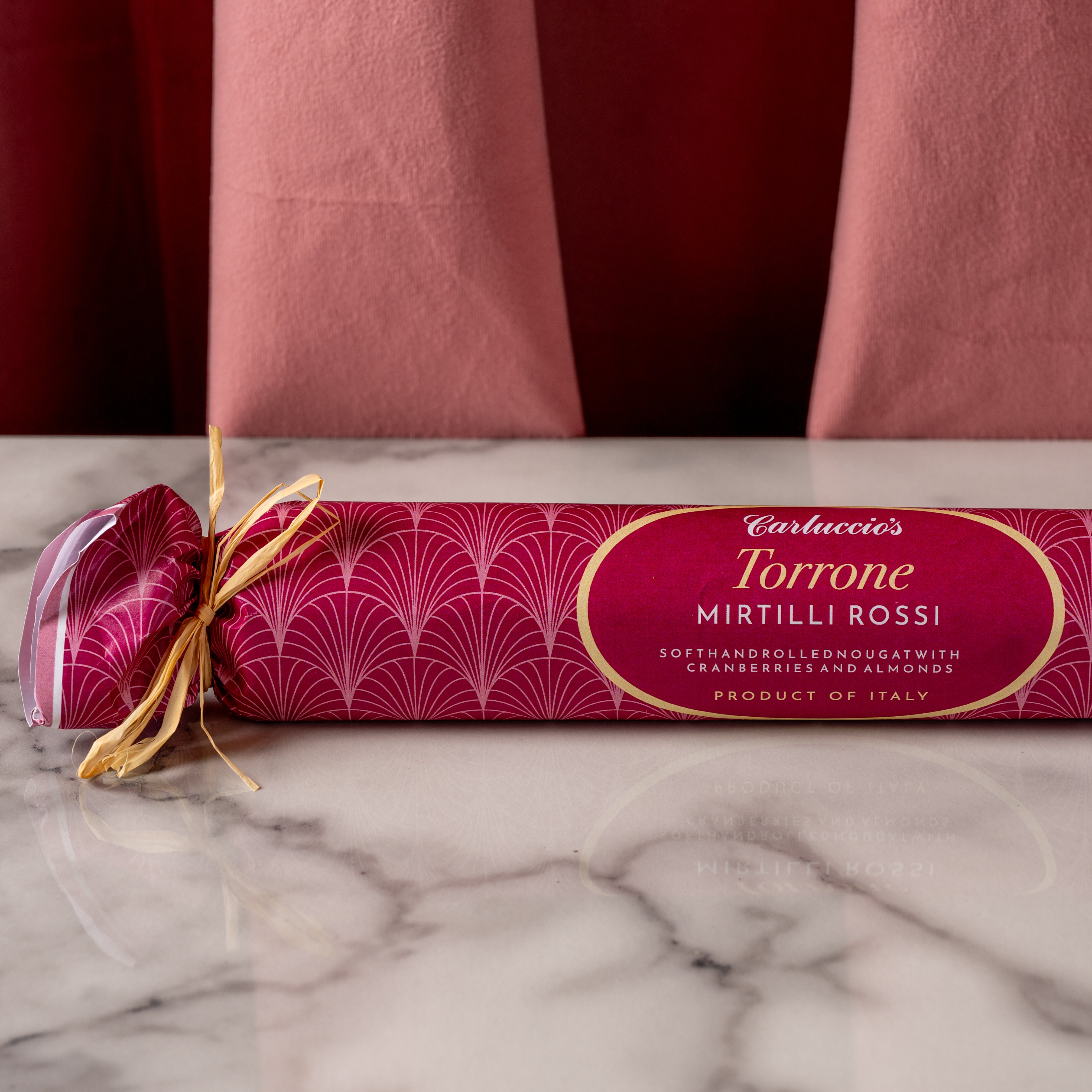 Torrone Mirtilli Rossi - Soft nougat with cranberries & almonds, 150g