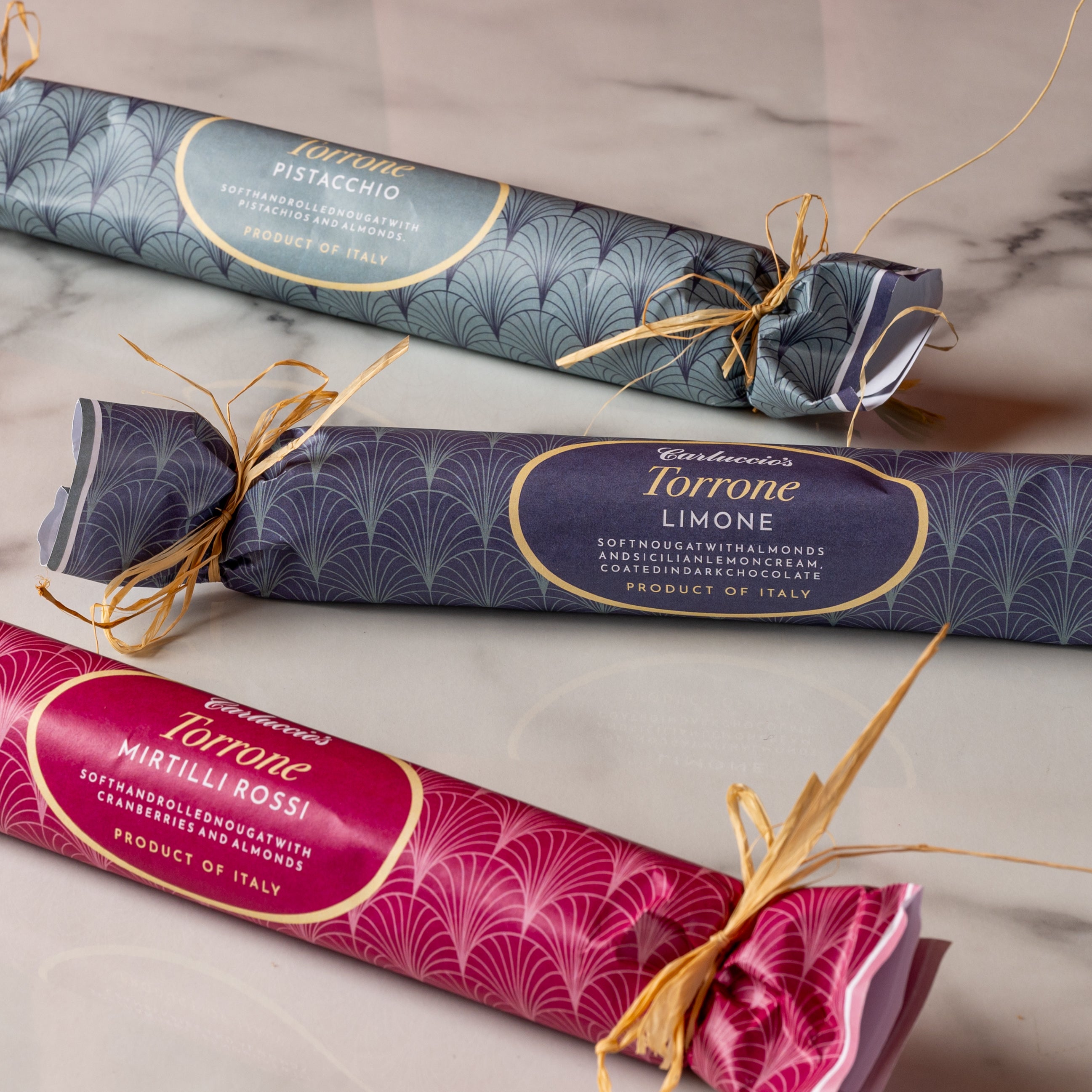 Torrone Mirtilli Rossi - Soft nougat with cranberries & almonds, 150g