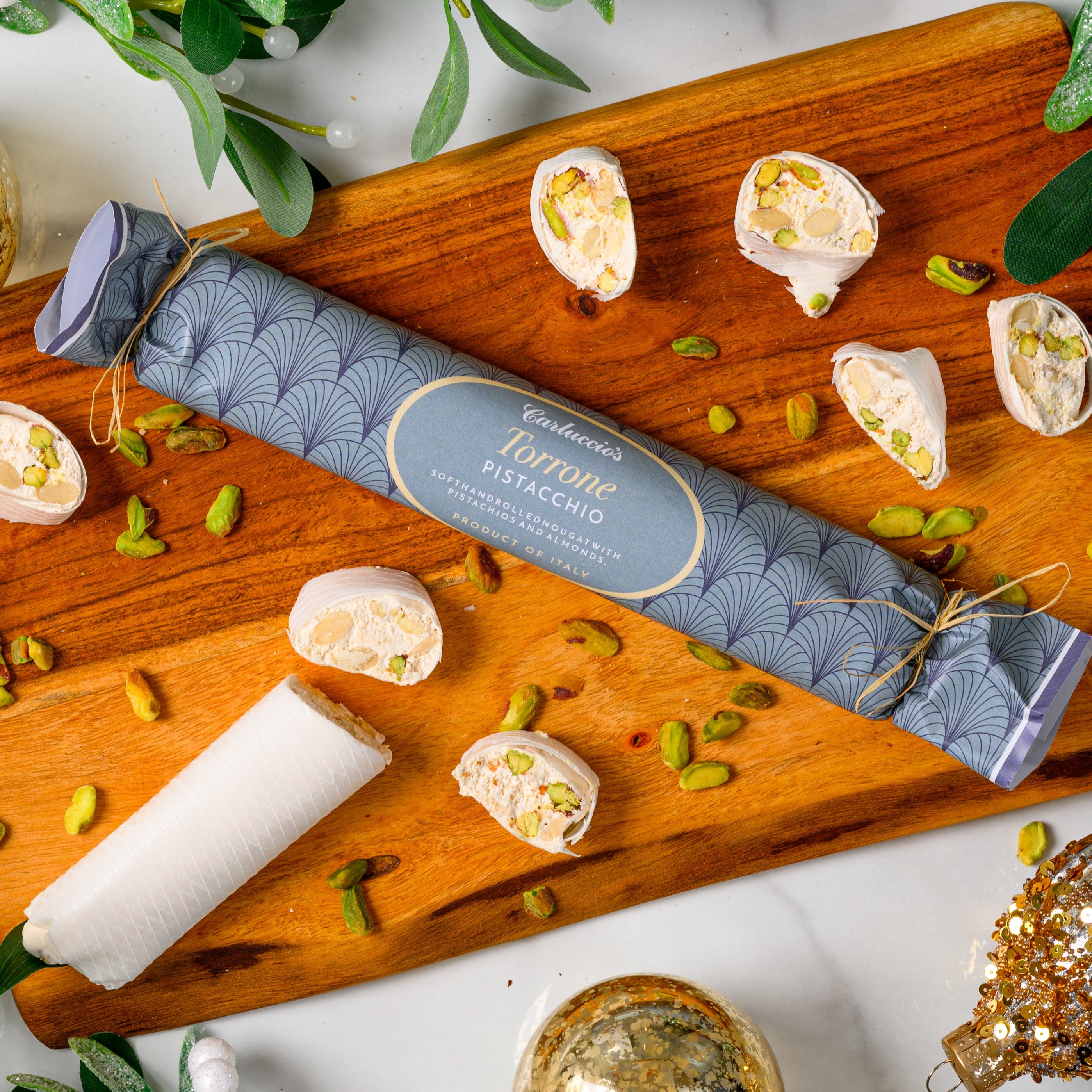 Torrone Pistacchio - Soft nougat with pistachio & almonds, 150g