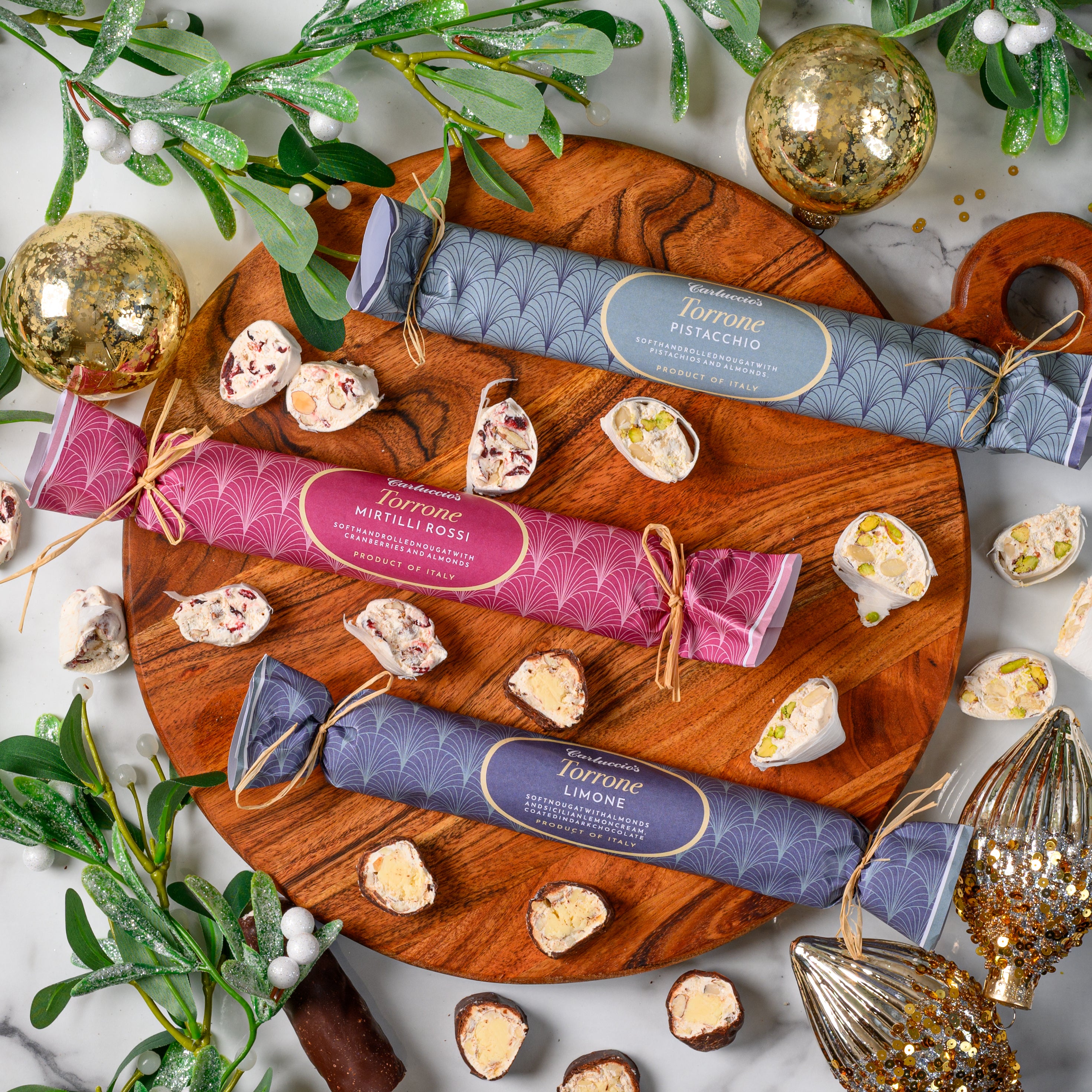 Torrone Mirtilli Rossi - Soft nougat with cranberries & almonds, 150g