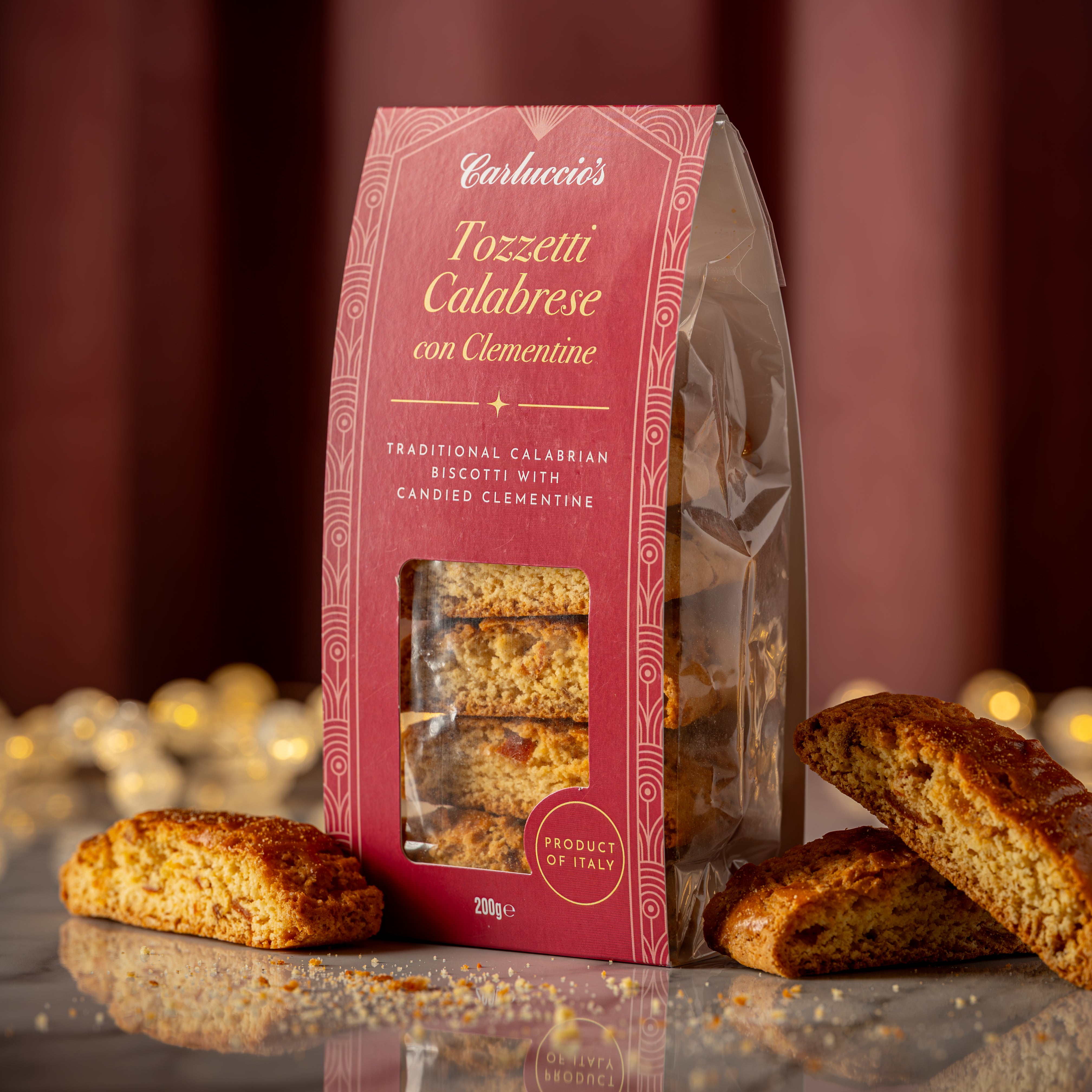 Tozzetti Calabrese con Clementine - Biscotti with Candied Clementine, 200g