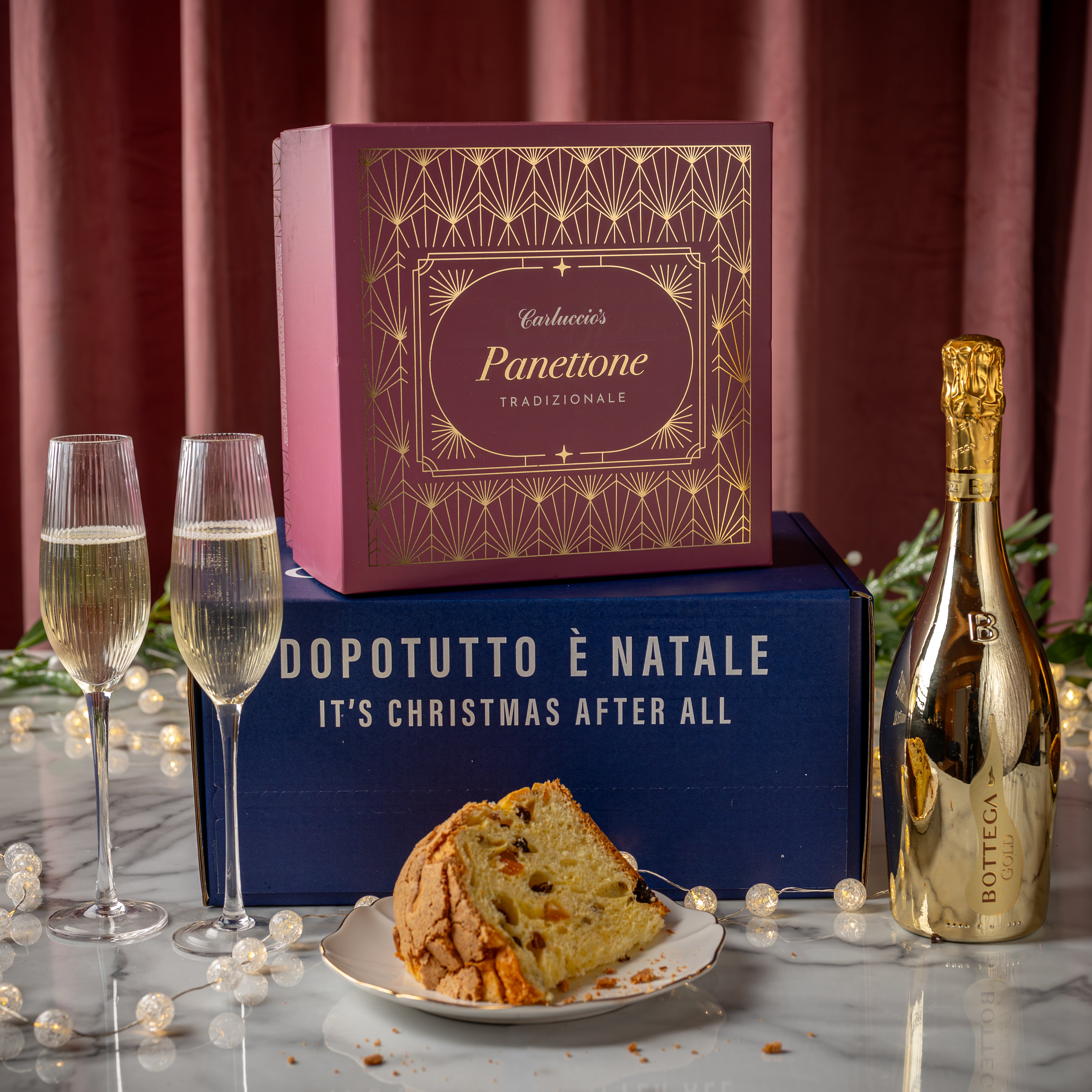 Panettone & Gold Prosecco Gift Set - Oro Tradizionale