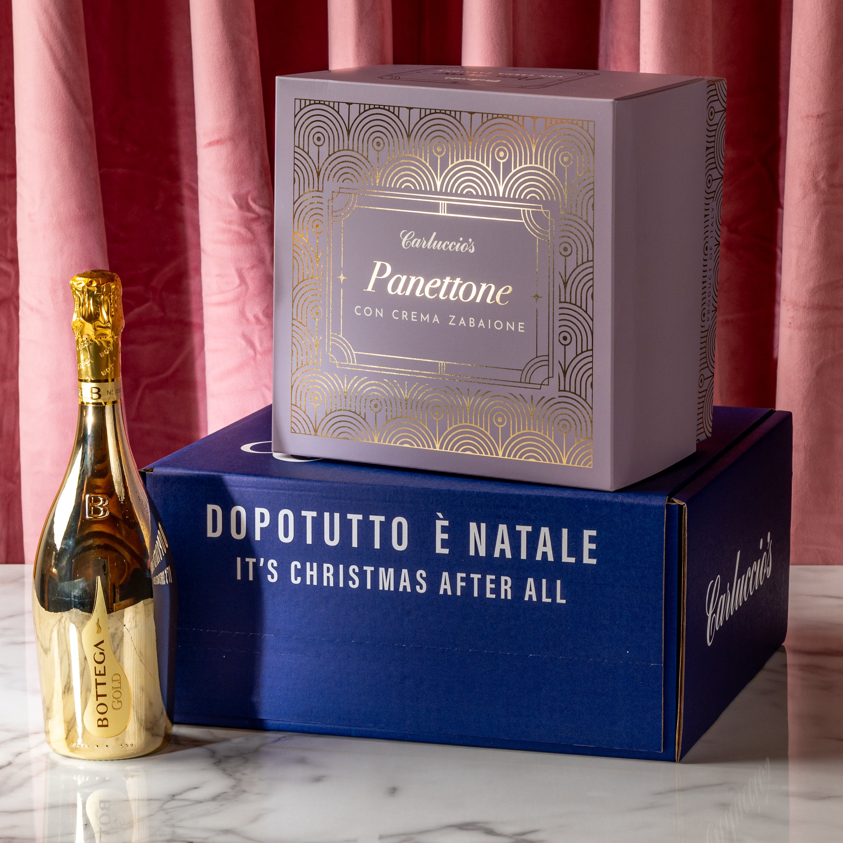 Panettone & Gold Prosecco Gift Set - Zabaione d'oro