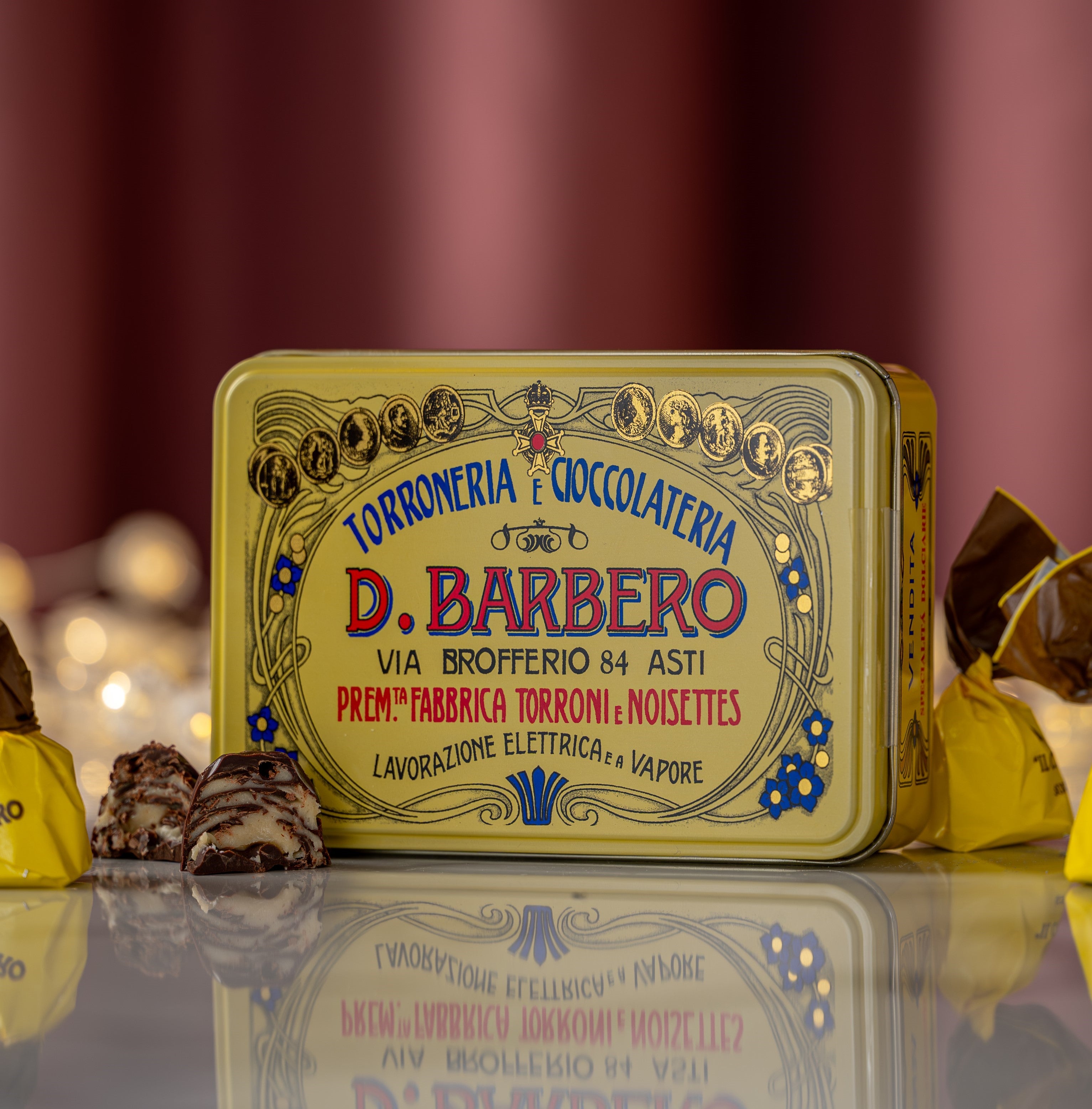 Cioccolatini al Limoncello - Limoncello Cream Filled Chocolates, 150g