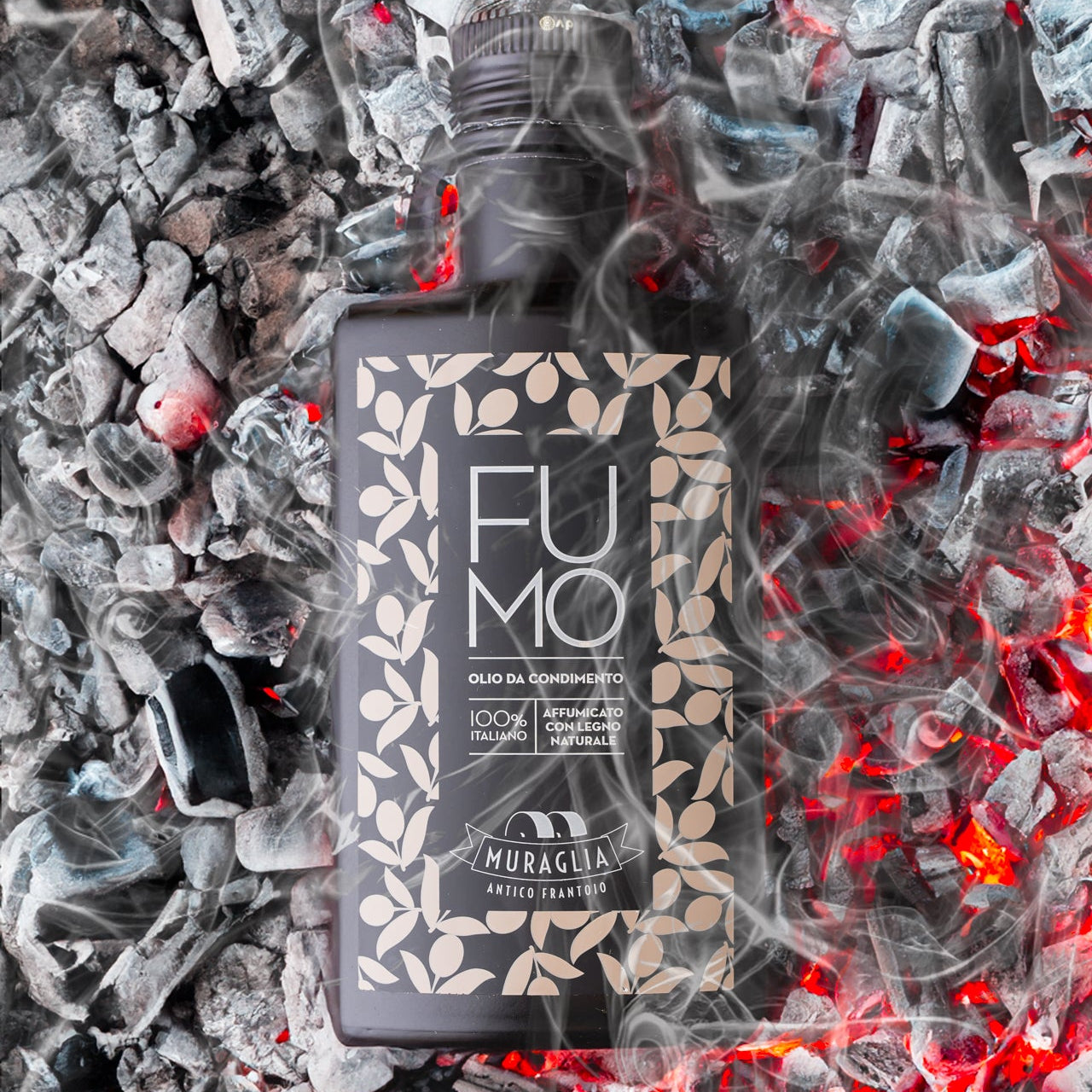 Muraglia Fumo, Cold Smoked Extra Virgin Olive Oil,  250ml.