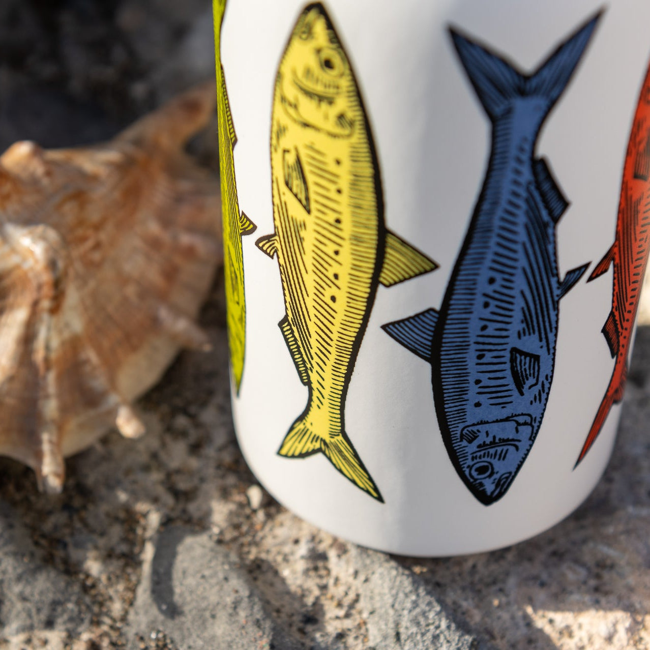 Muraglia, Extra Virgin Olive Oil, Hand Painted Sardine Bottle, 500ml